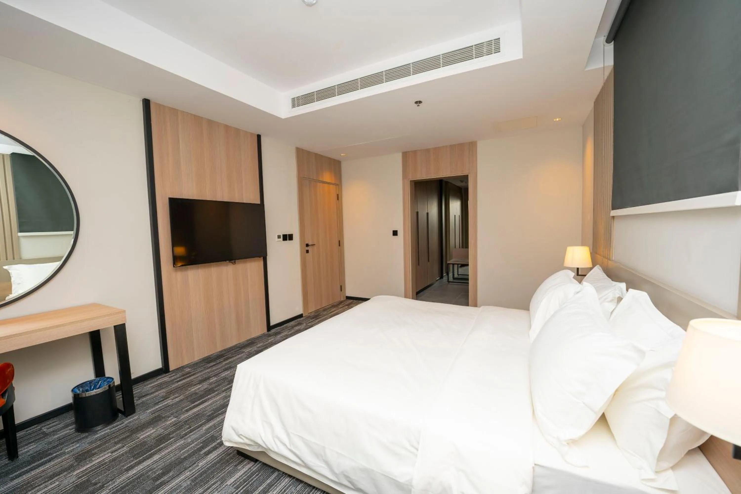 Bedroom, Bed in Manazel Aldiafah serviced Apartments AlSulymaniyah