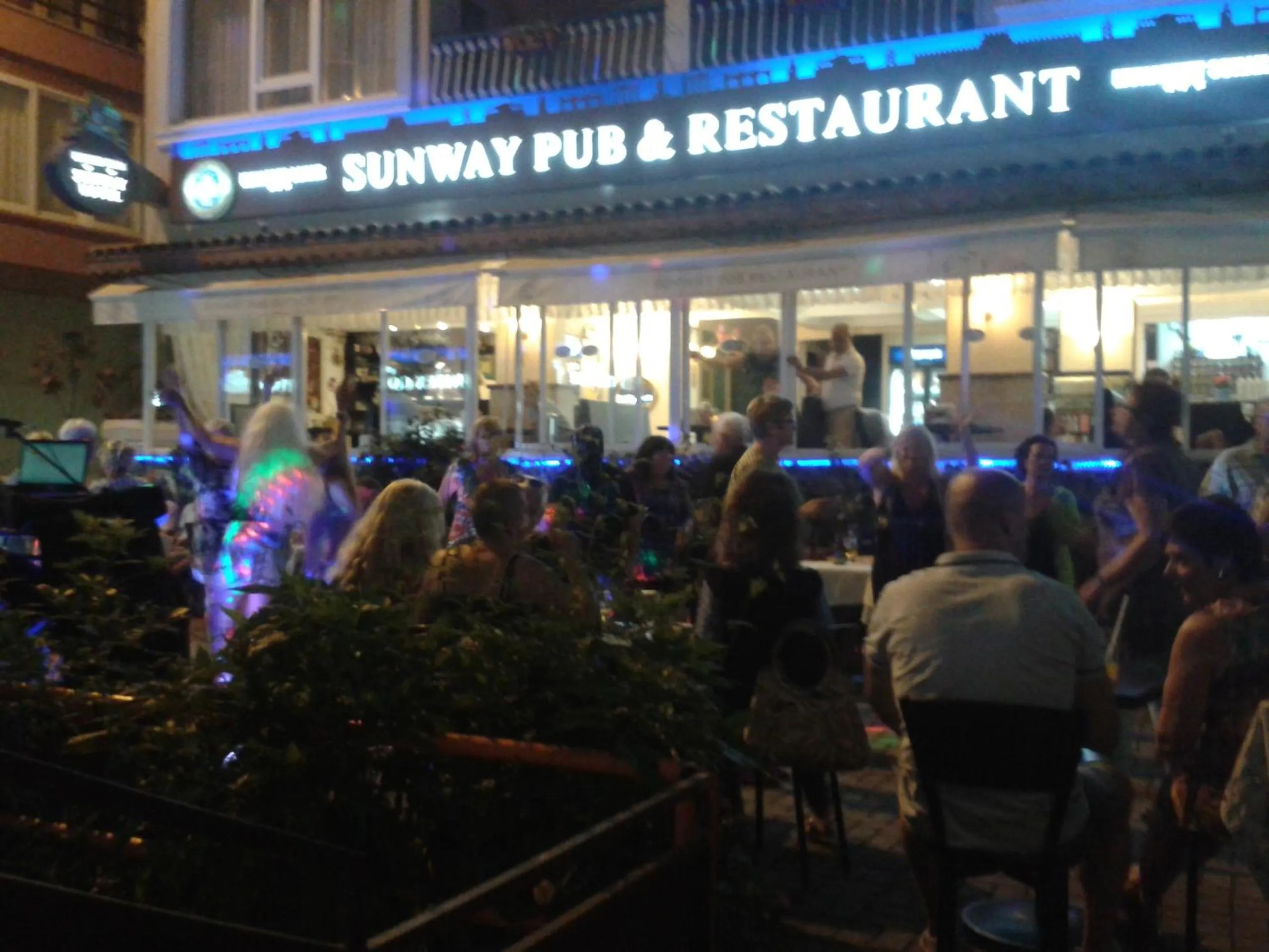 Evening entertainment in Sunway Hotel