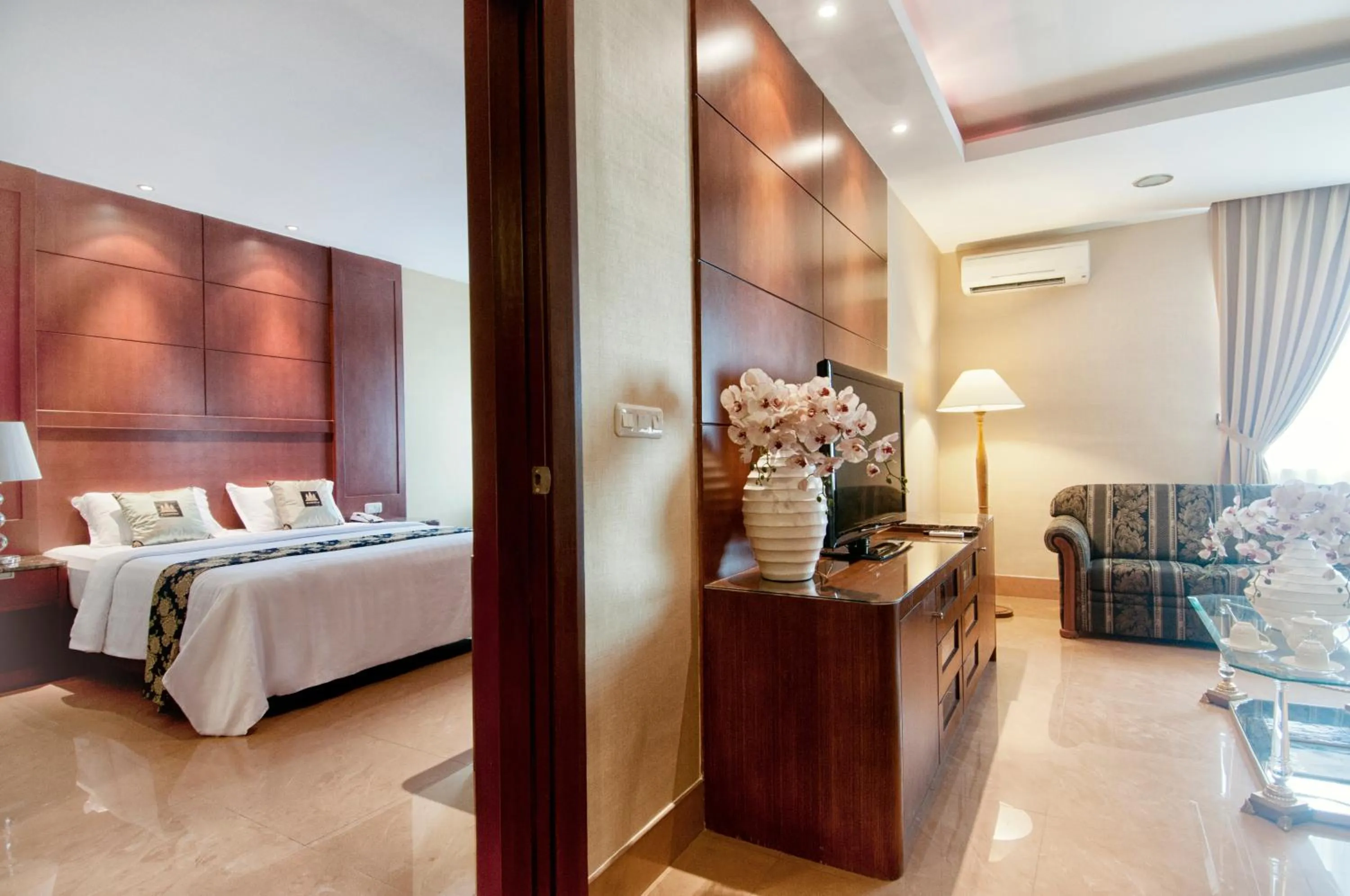 Photo of the whole room, Bed in Grand Sakura Hotel