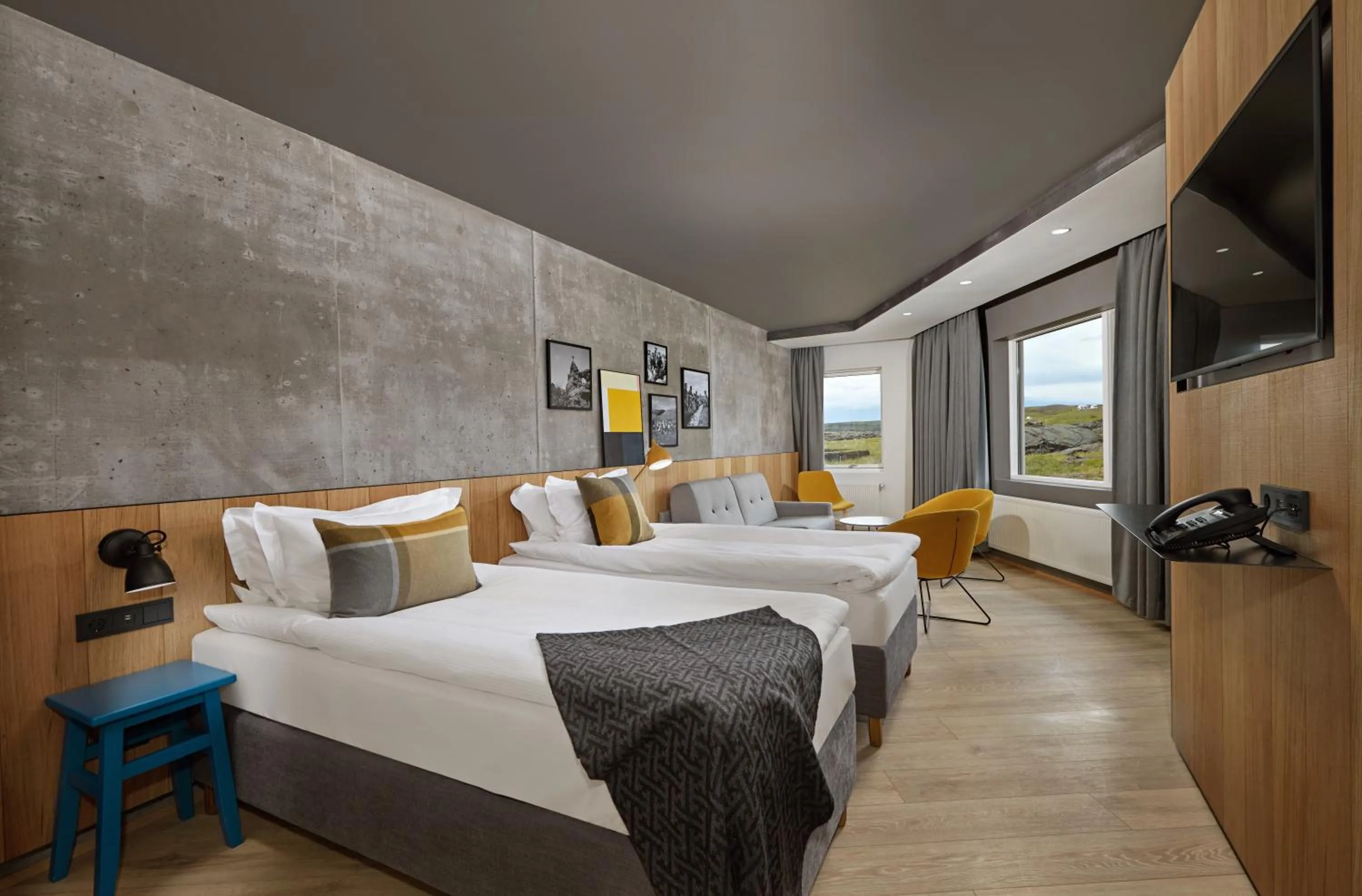 Photo of the whole room, Bed in Mývatn - Berjaya Iceland Hotels