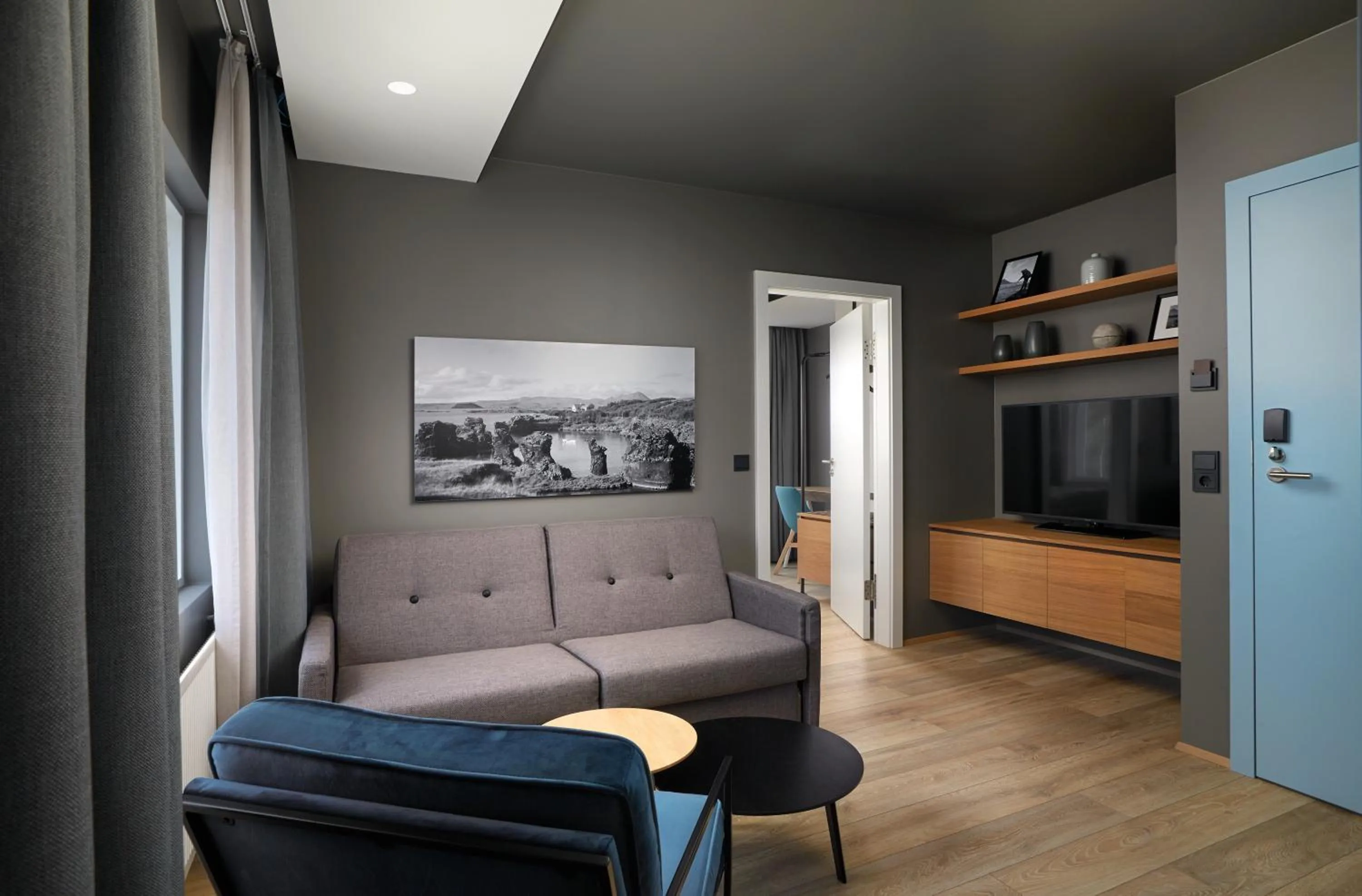 Living room in Mývatn - Berjaya Iceland Hotels