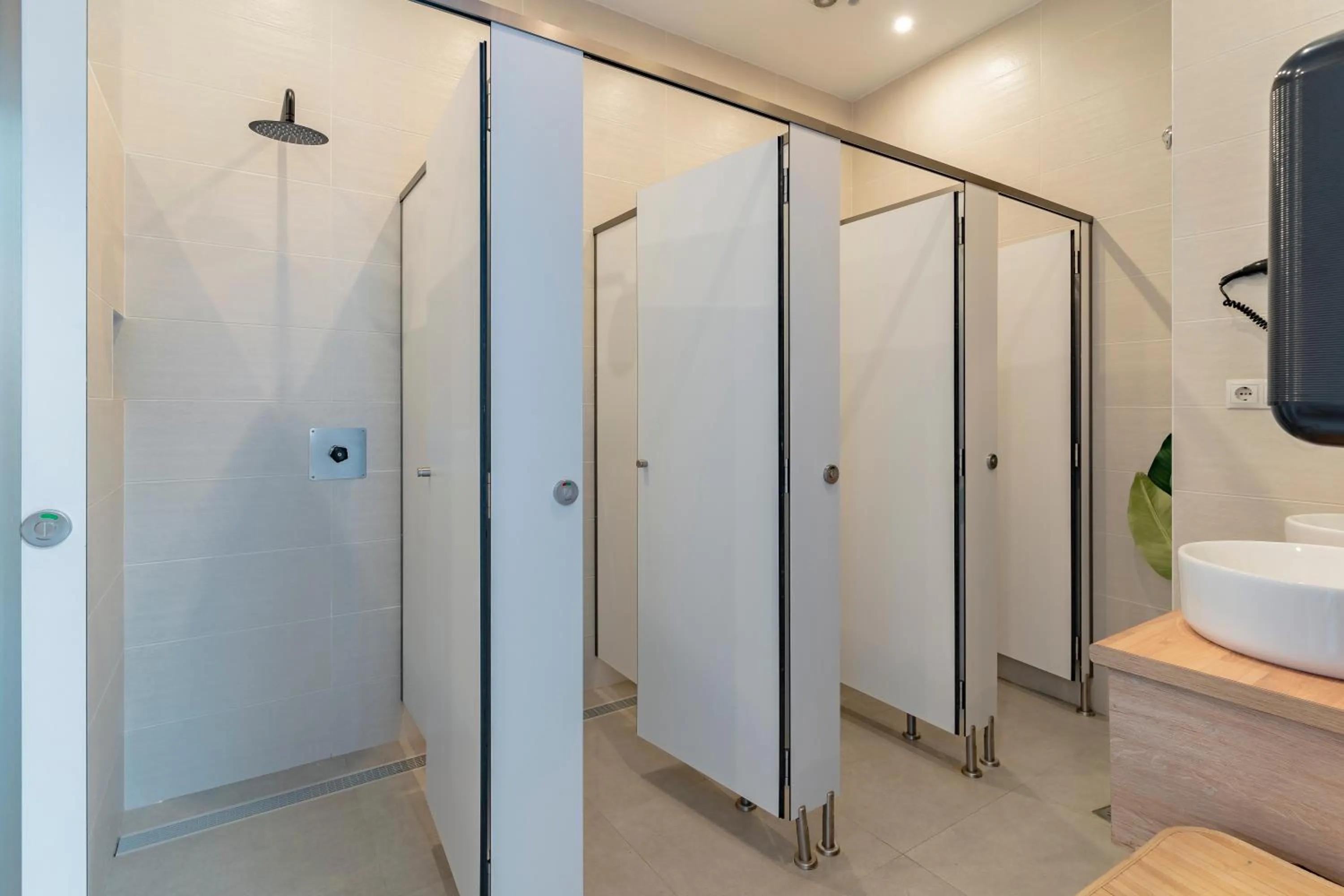 Shower in The Urban Jungle Hostel