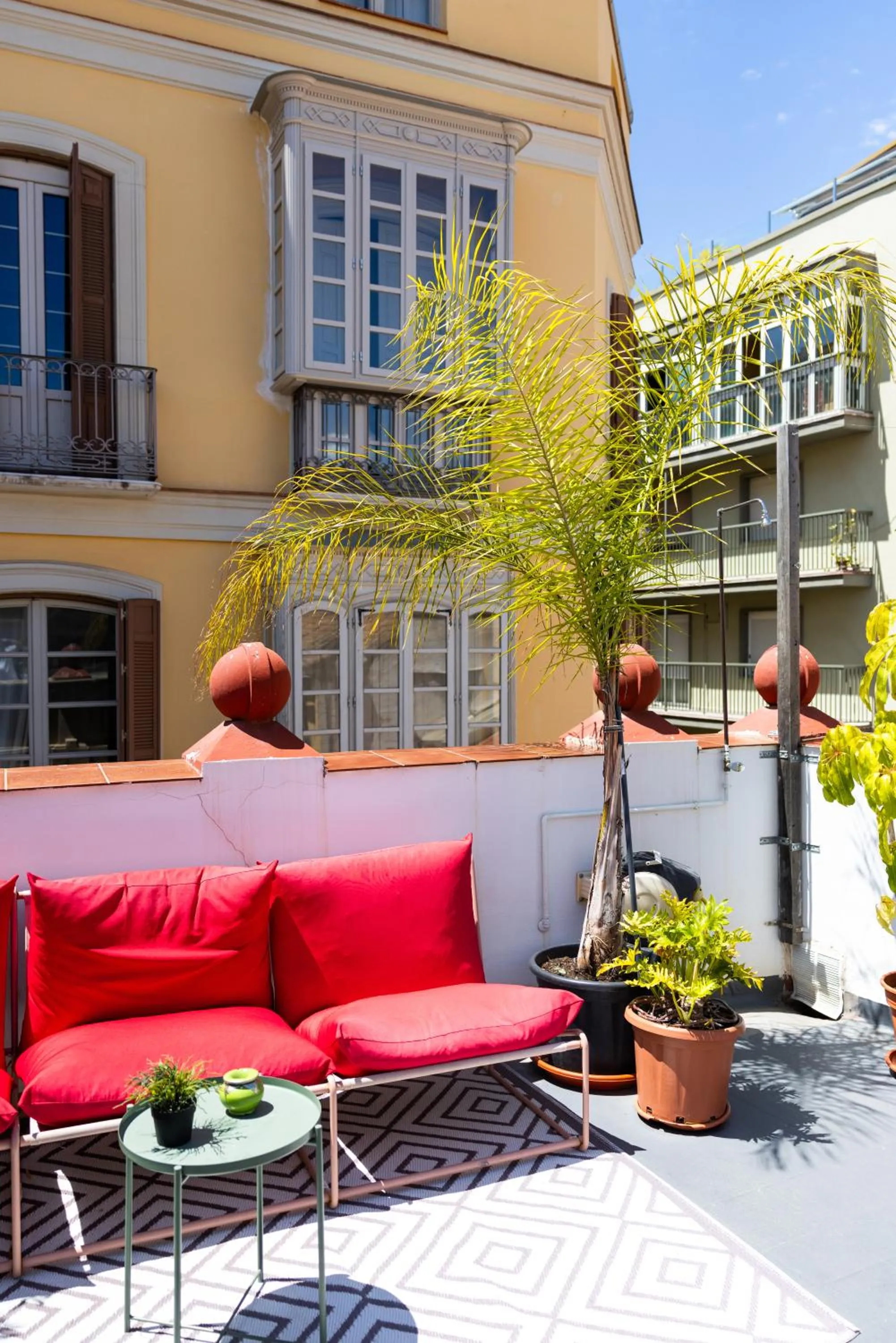 Balcony/Terrace in The Urban Jungle Hostel