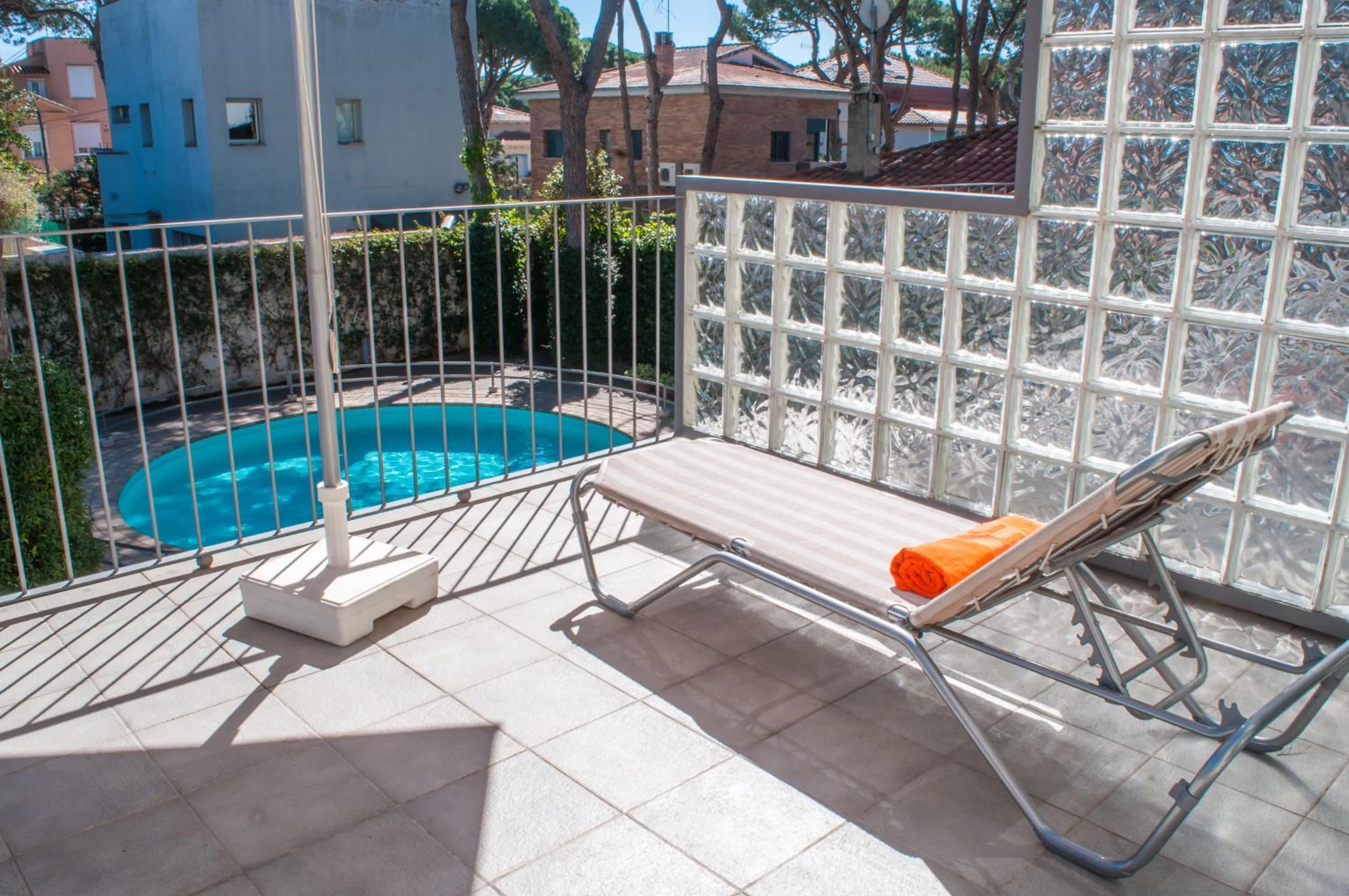 Pool view in Apartamentos Porta Coeli