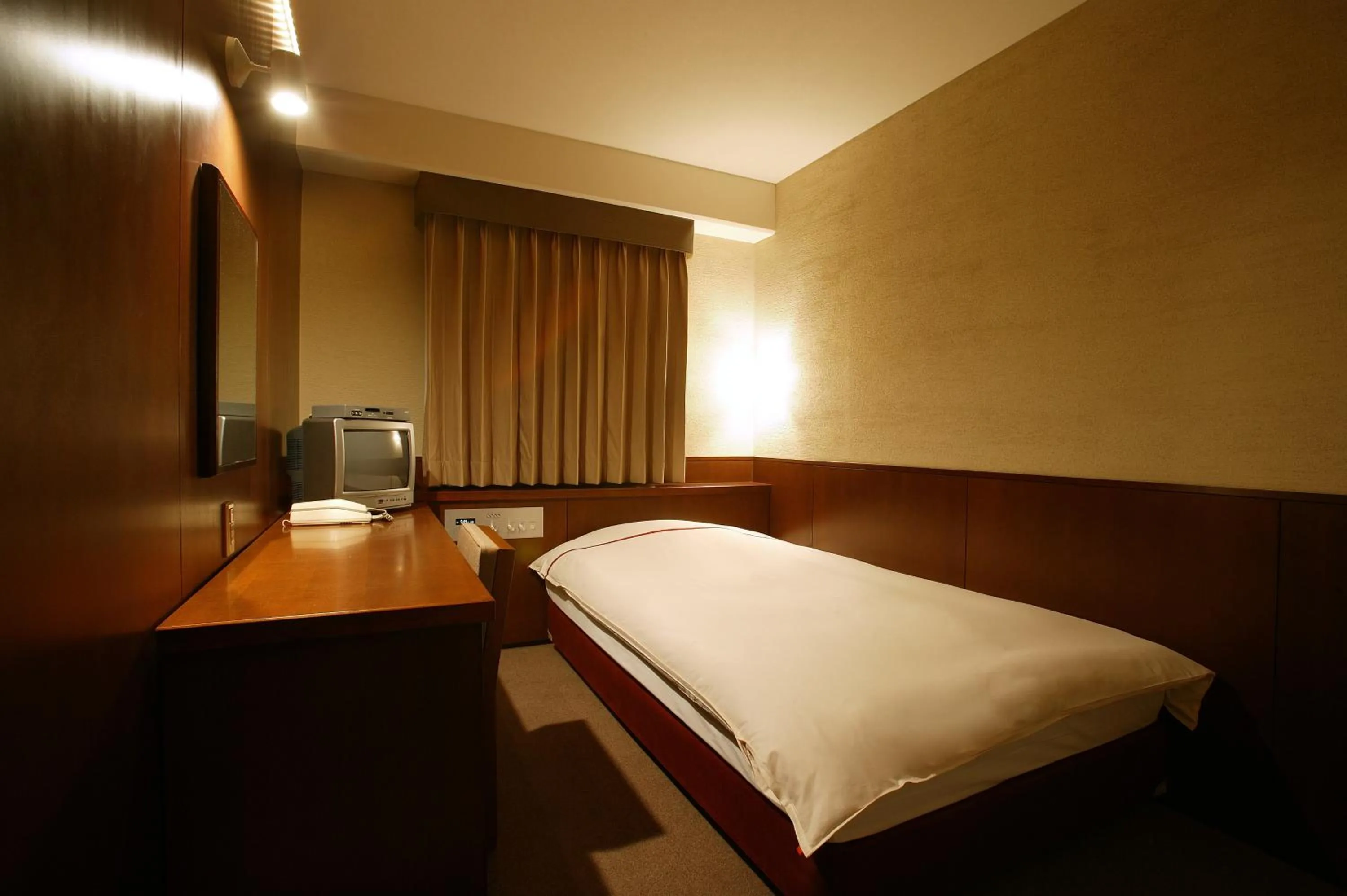 Photo of the whole room, Bed in Okayama View Hotel
