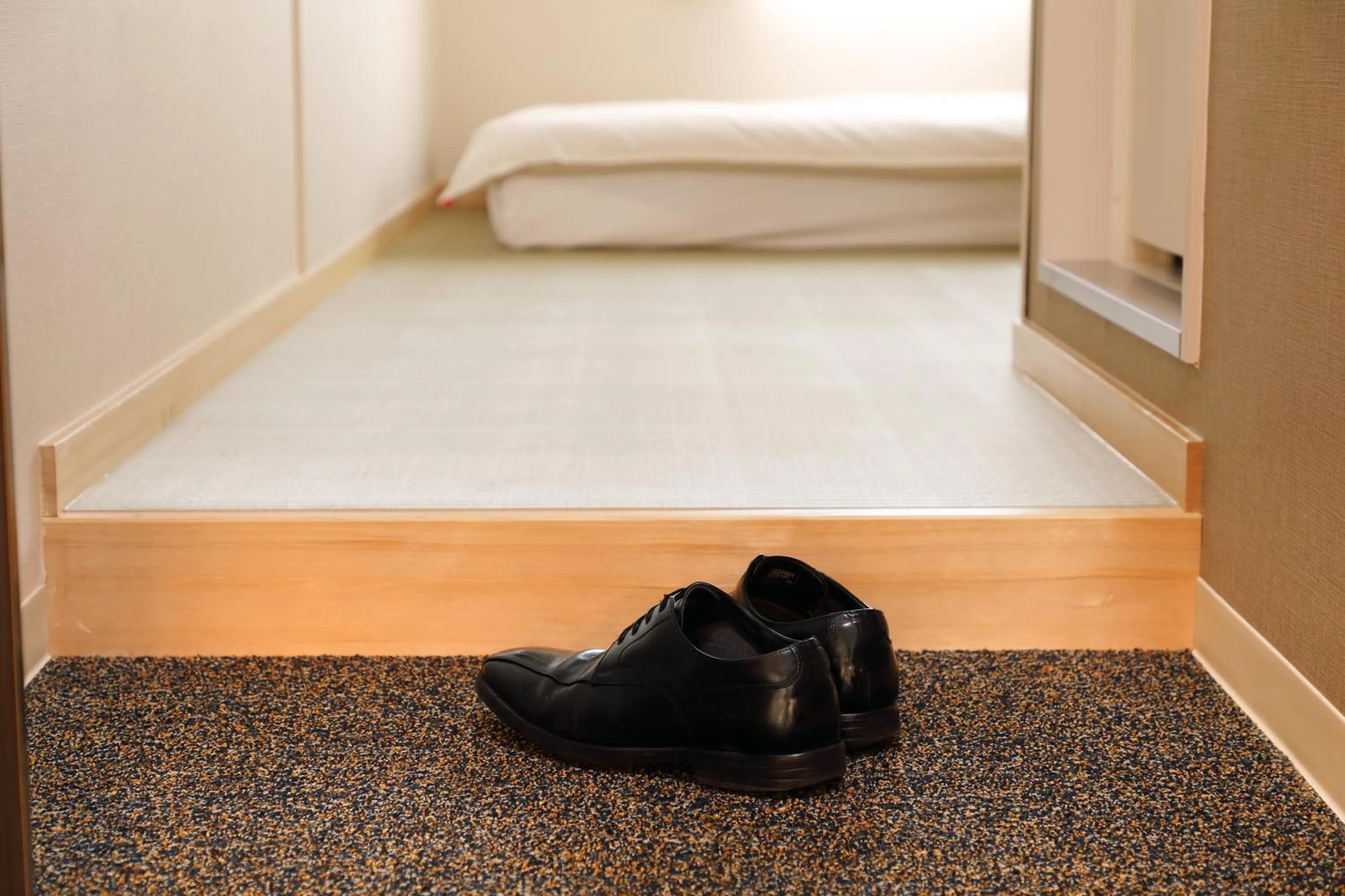 Photo of the whole room, Bed in Okayama View Hotel