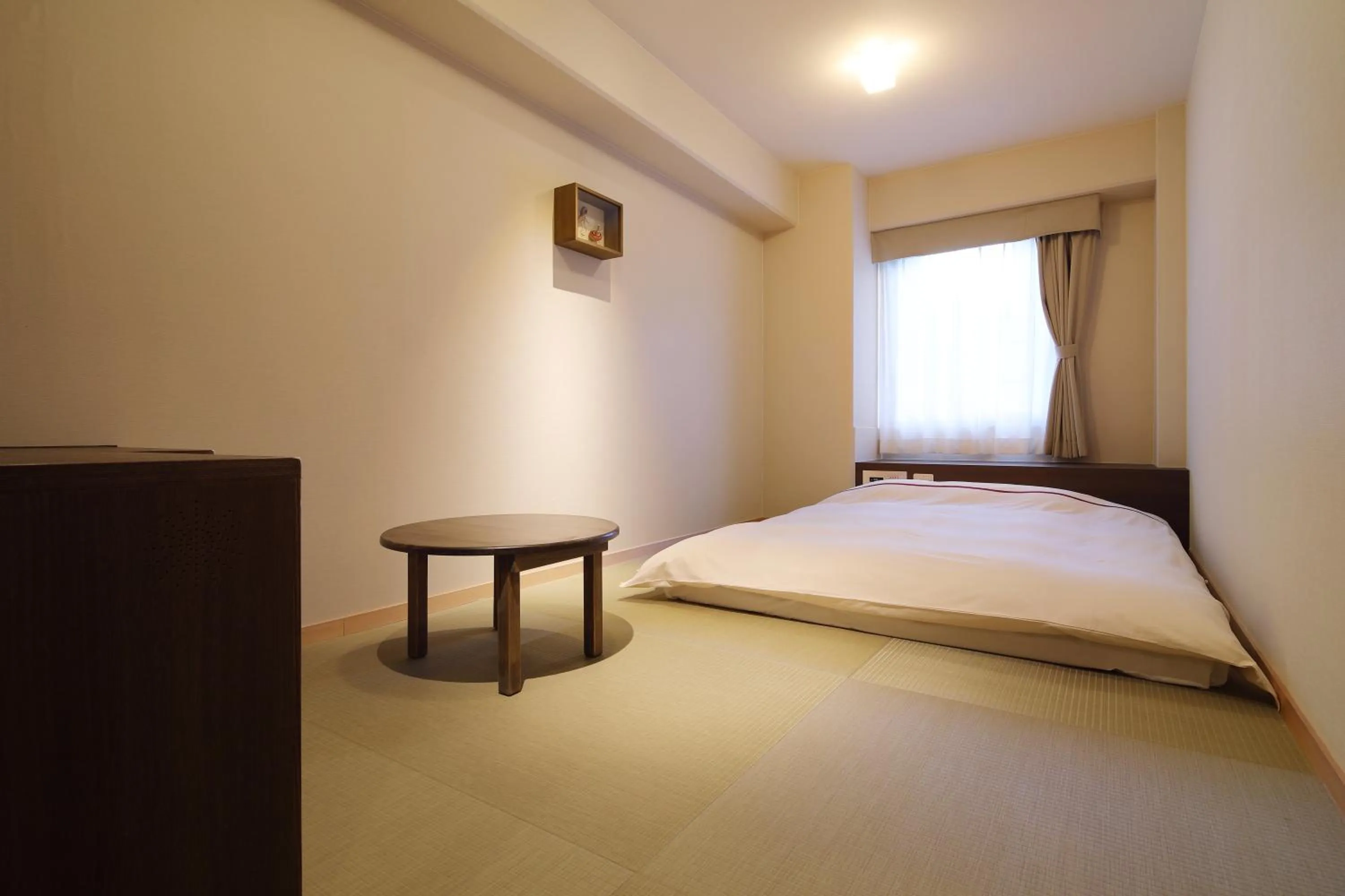 Bed in Okayama View Hotel