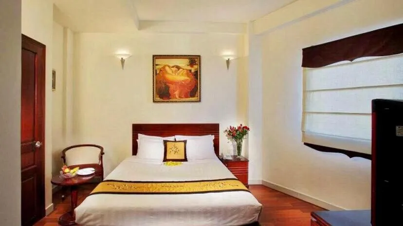 Bed in Kim Yen Hotel