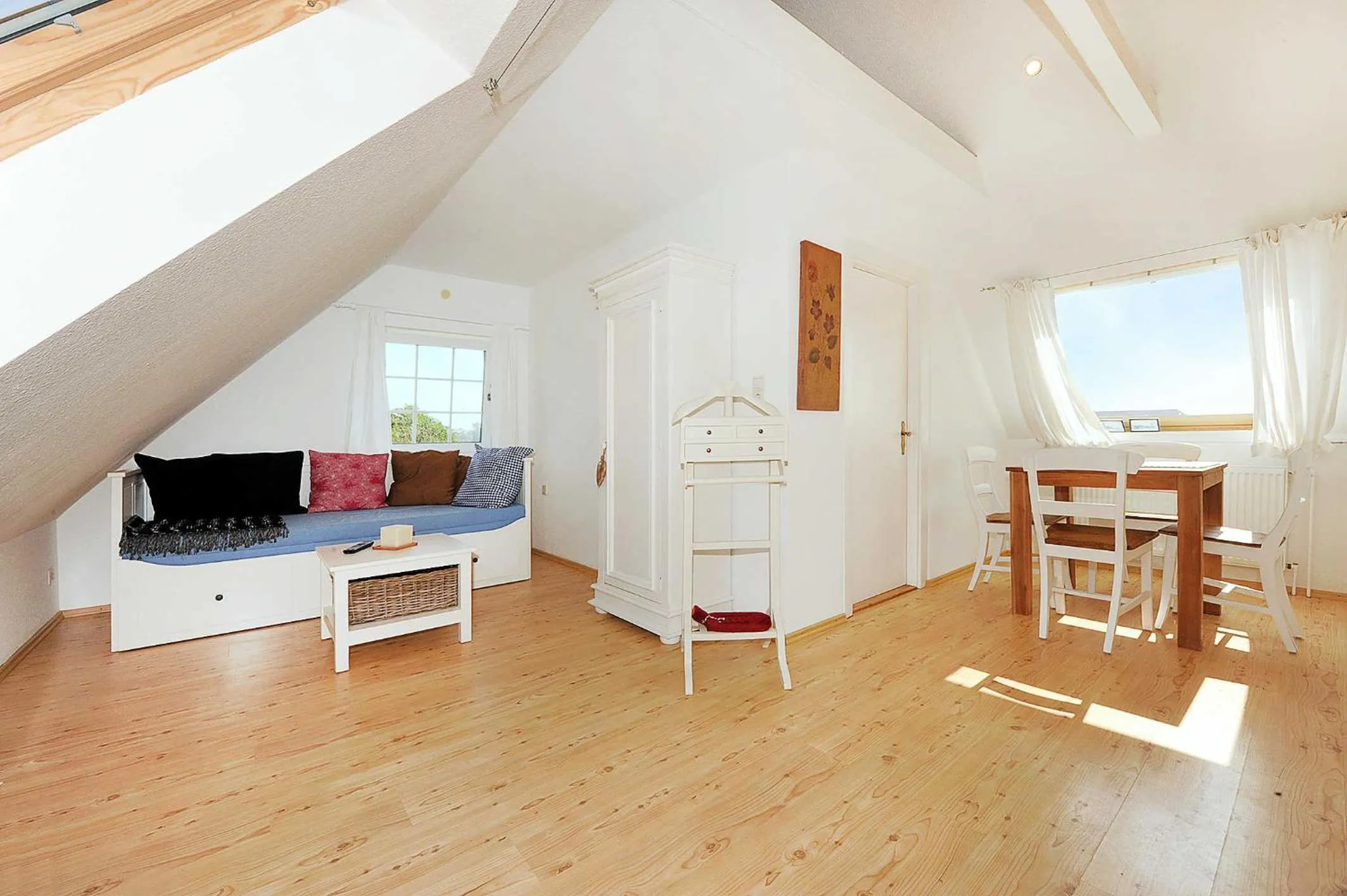 Living room, Bed in Landhaus Meer