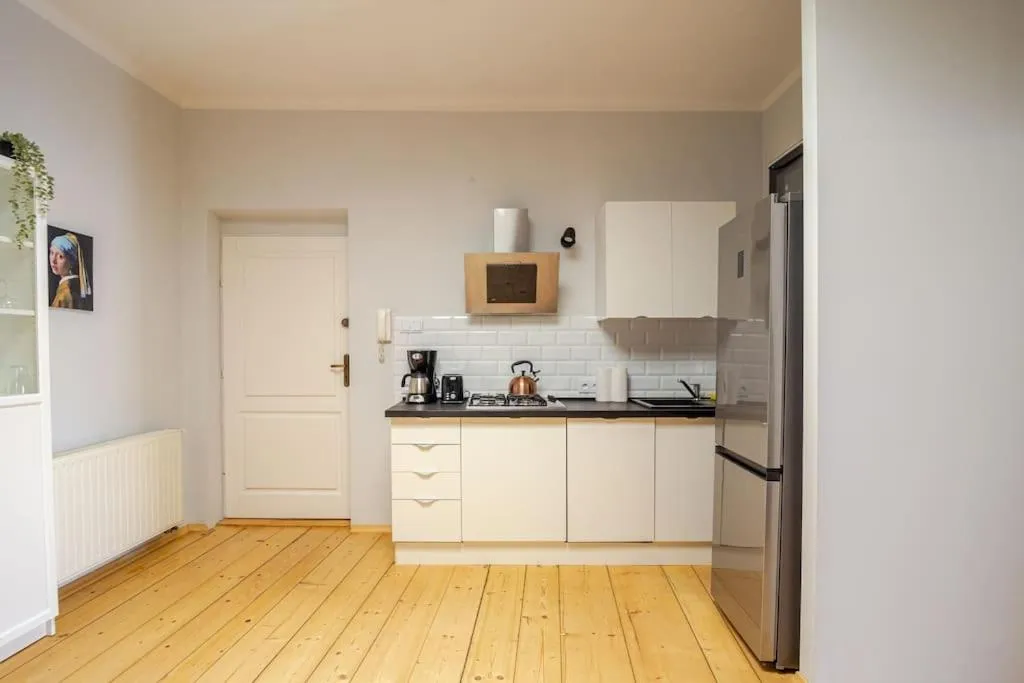 Kitchen or kitchenette in Florianska Gate Luxury Apartments