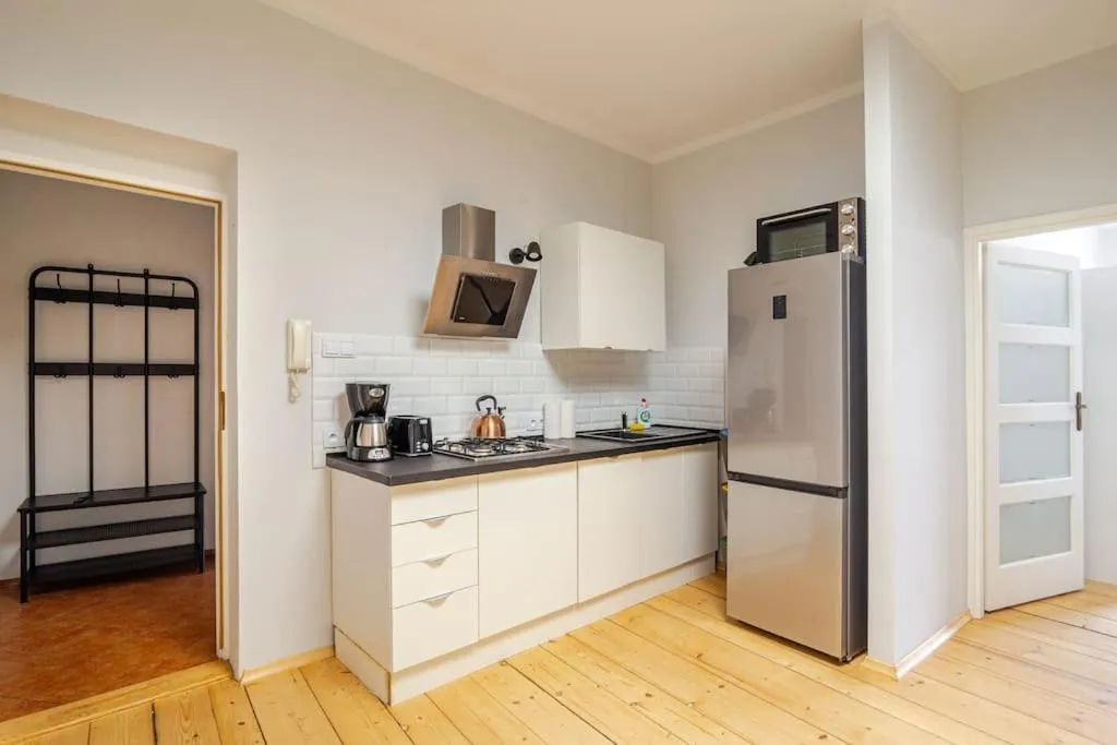 Kitchen or kitchenette in Florianska Gate Luxury Apartments