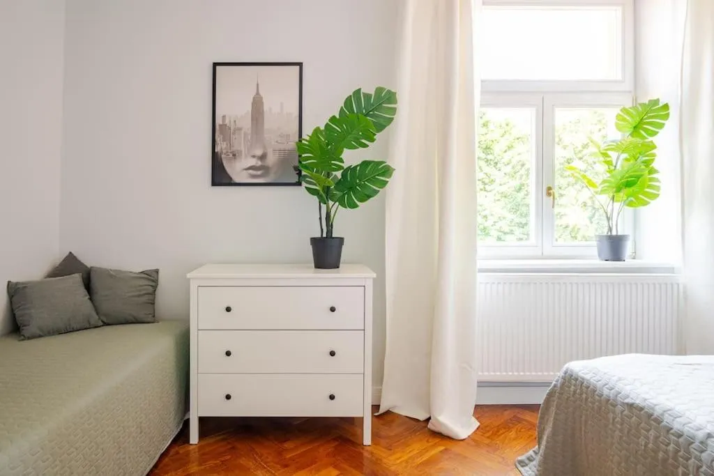 Bed in Florianska Gate Luxury Apartments