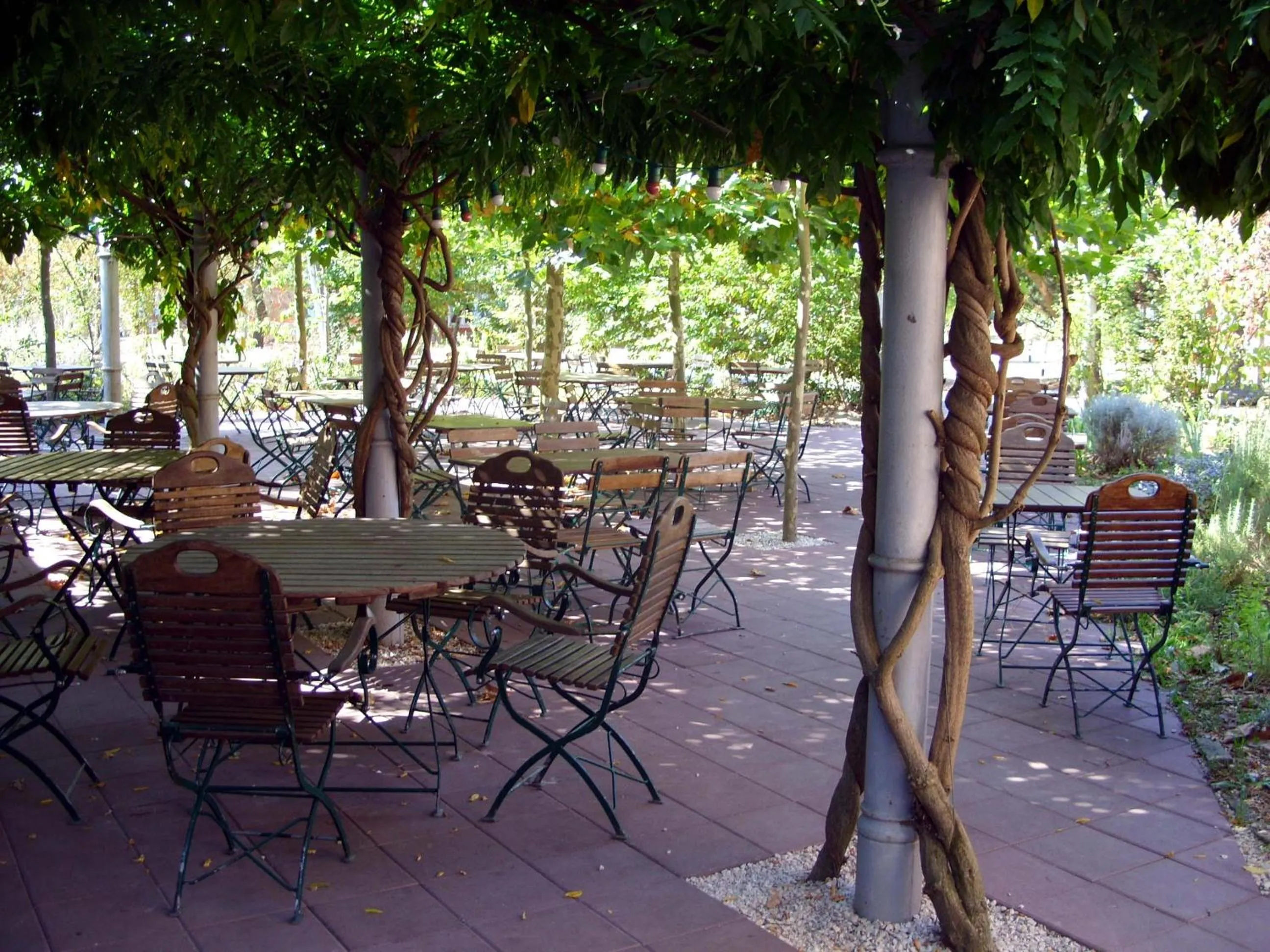 Patio in Les Loges de l'Ecomusée D'Alsace