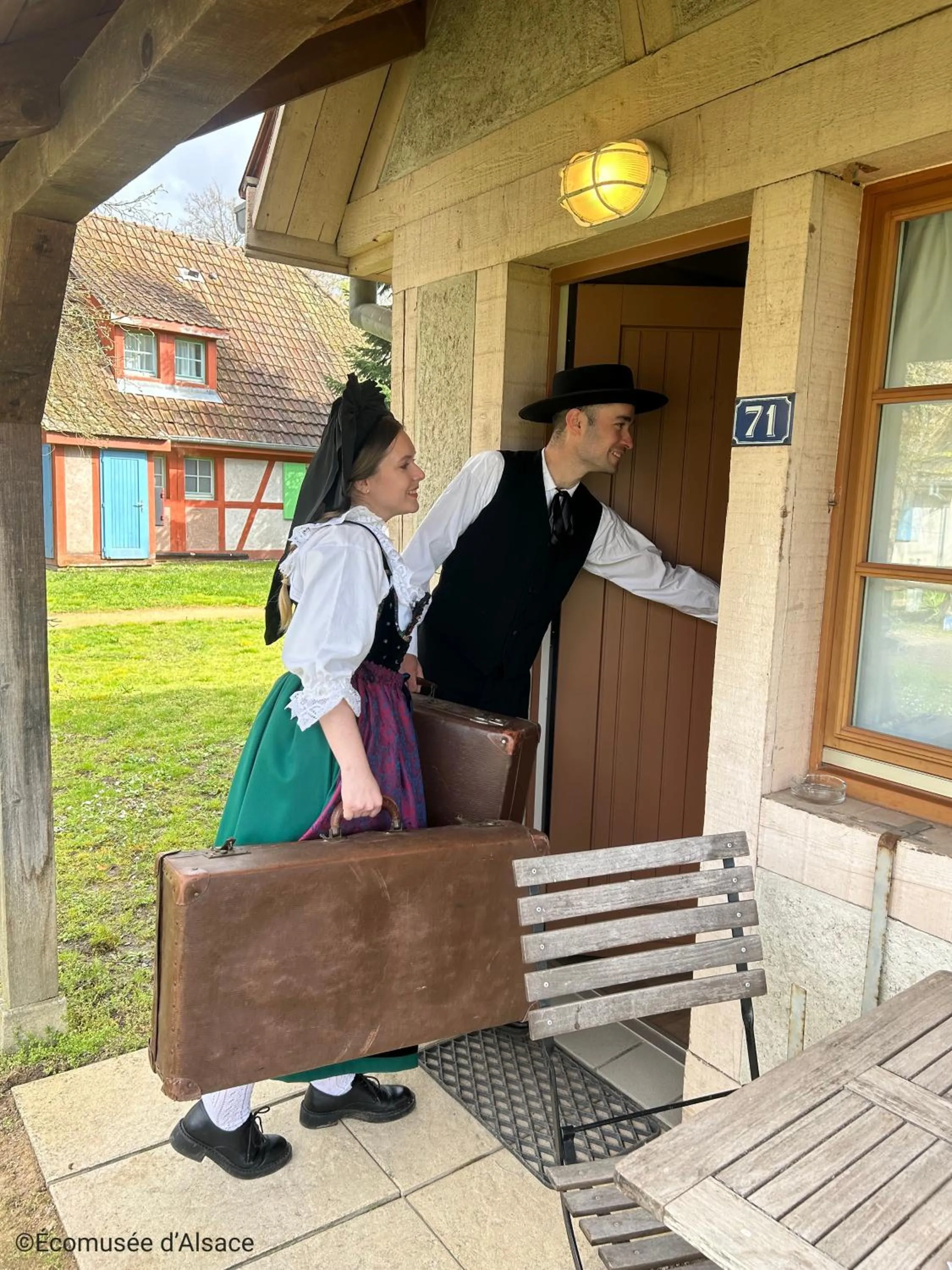 Garden in Les Loges de l'Ecomusée D'Alsace