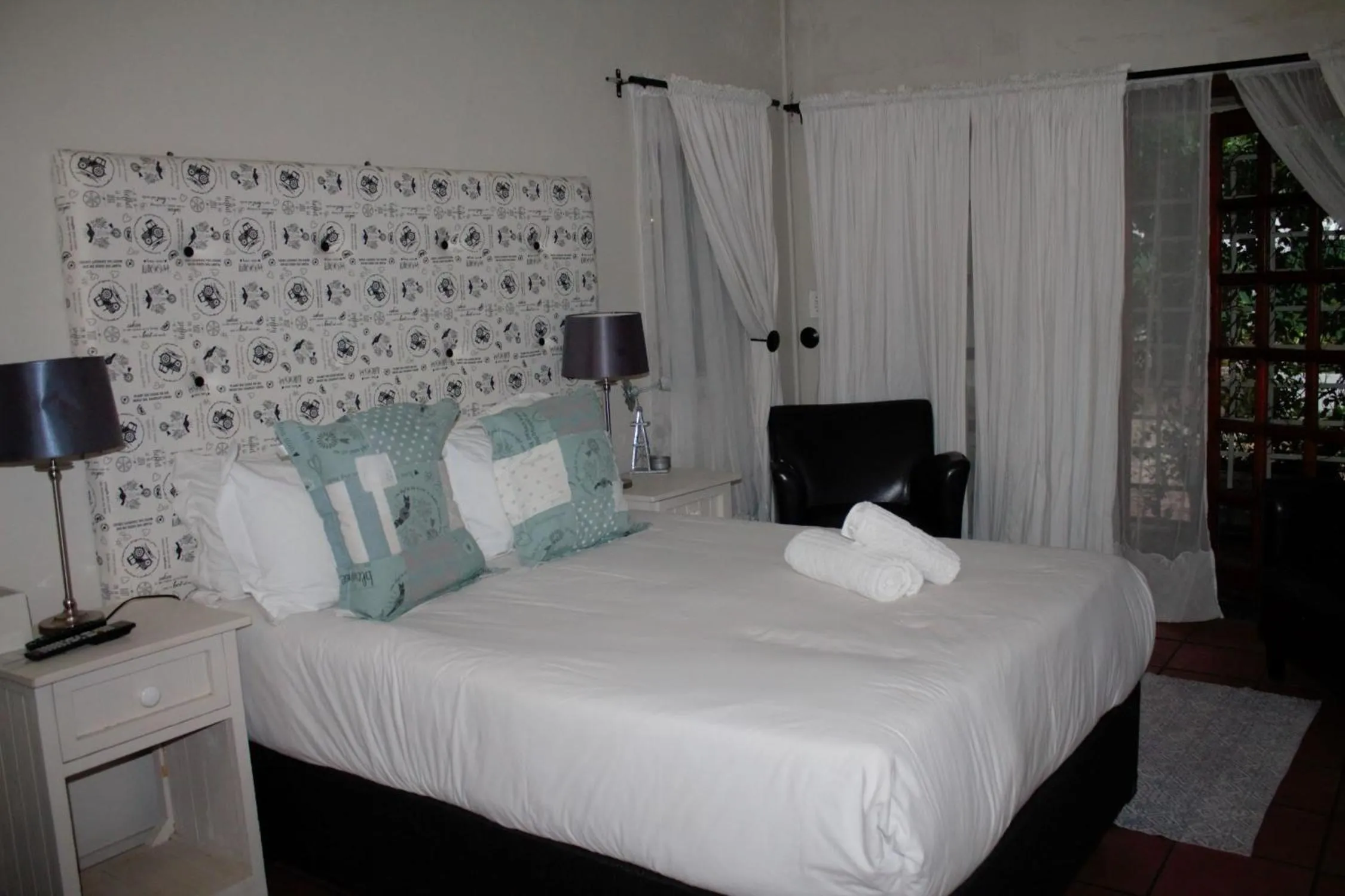 Bed in Lockerbie Lodge