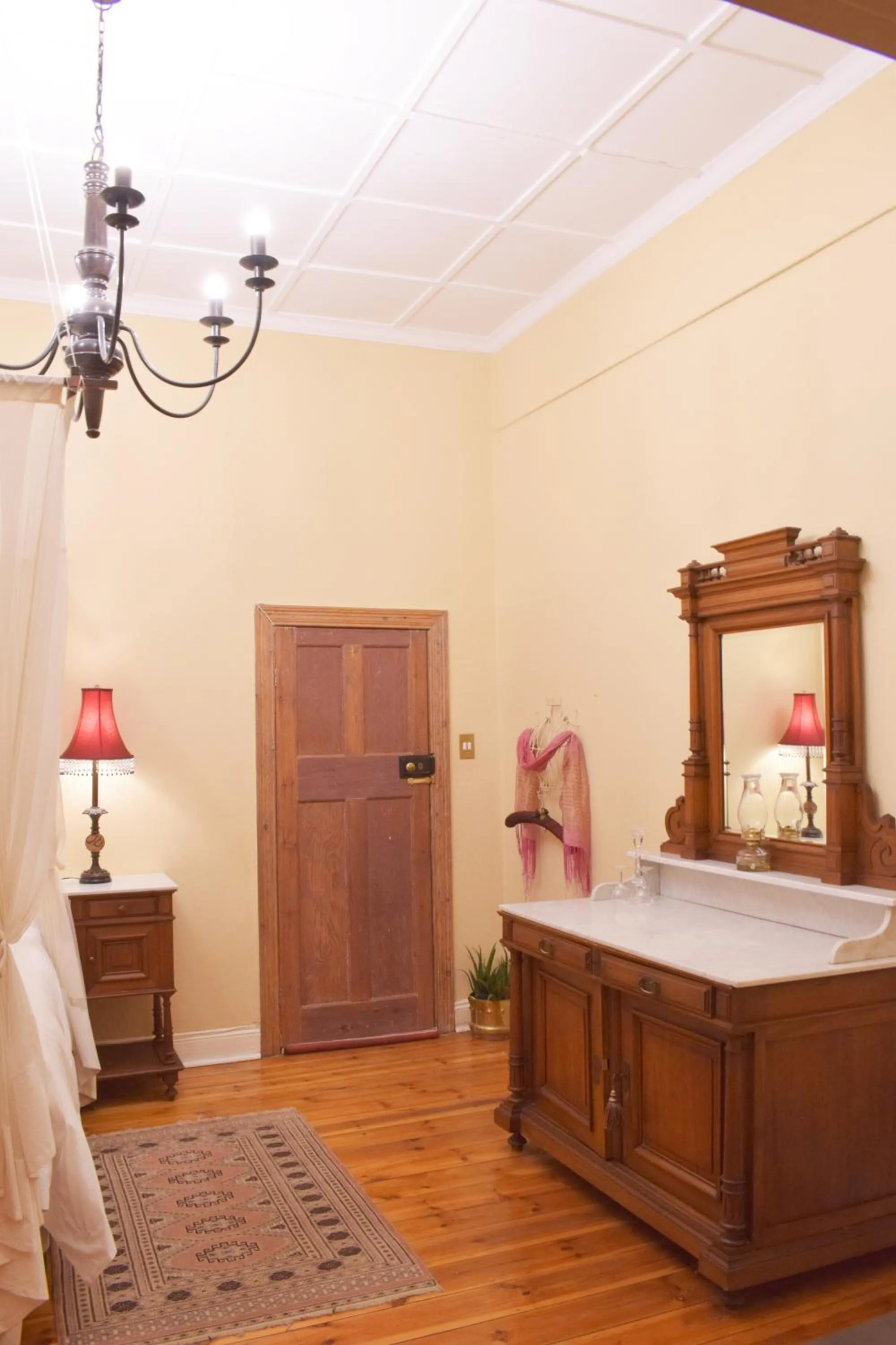 Decorative detail, Bed in Lockerbie Lodge