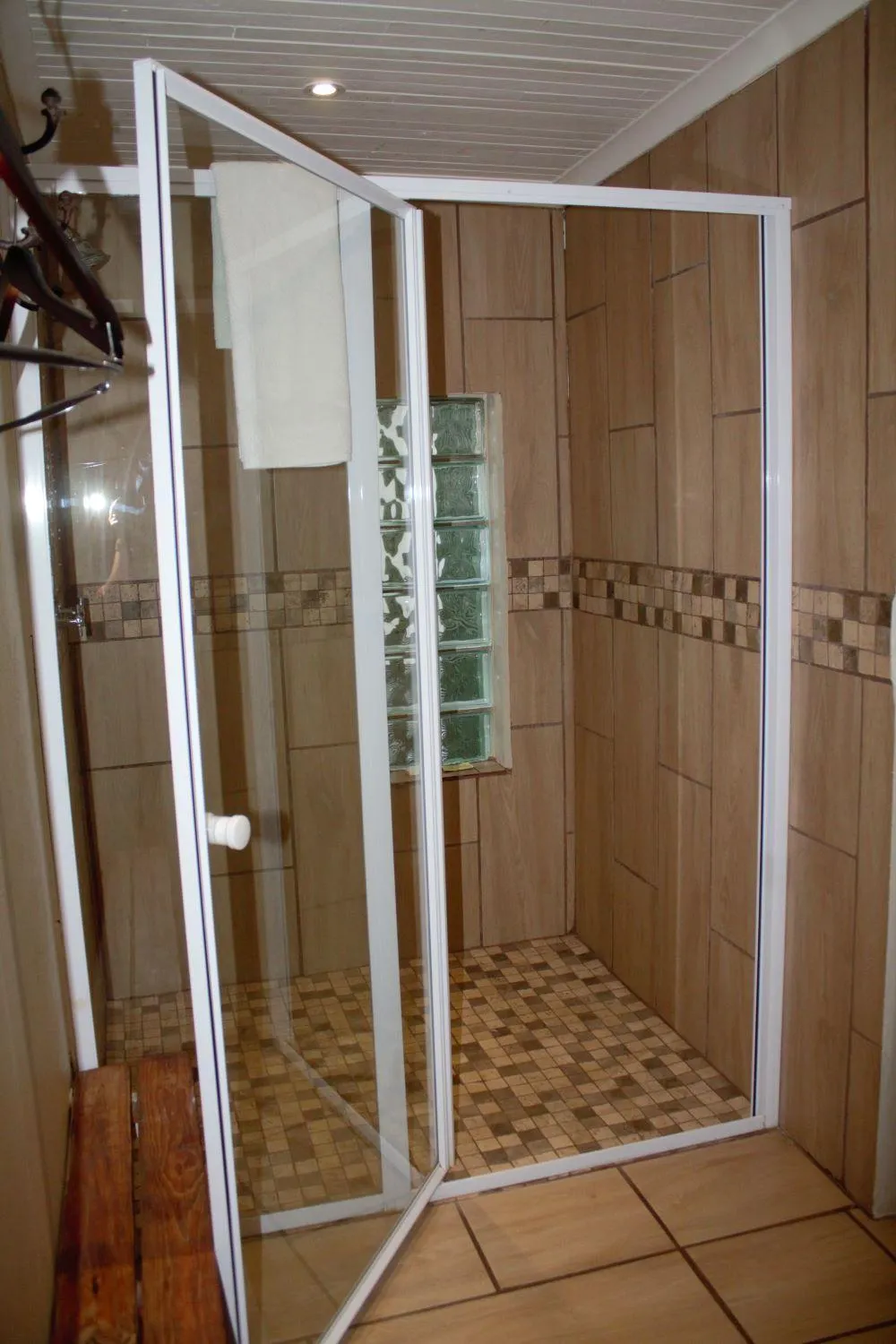 Shower in Lockerbie Lodge