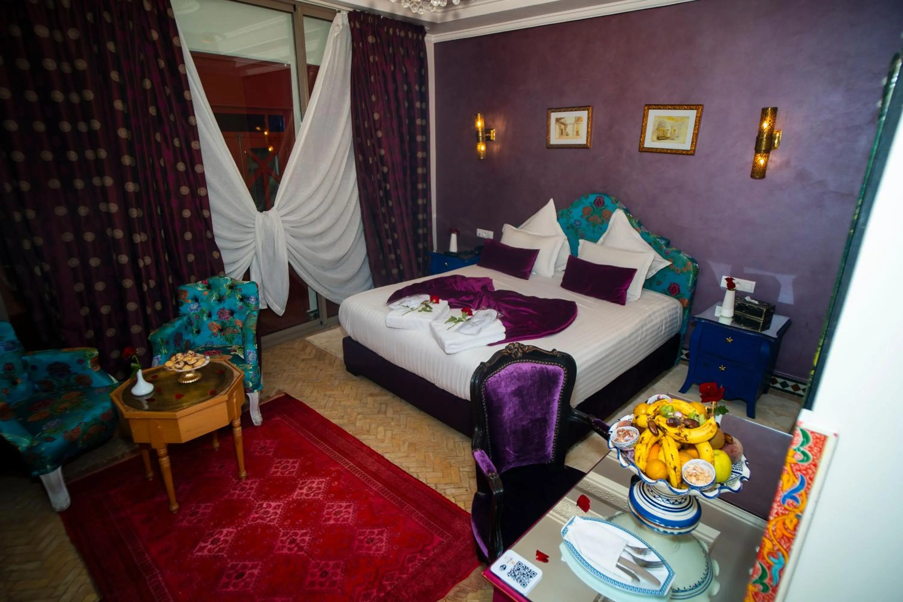 Bed in Palais Zahia Hotel & Spa