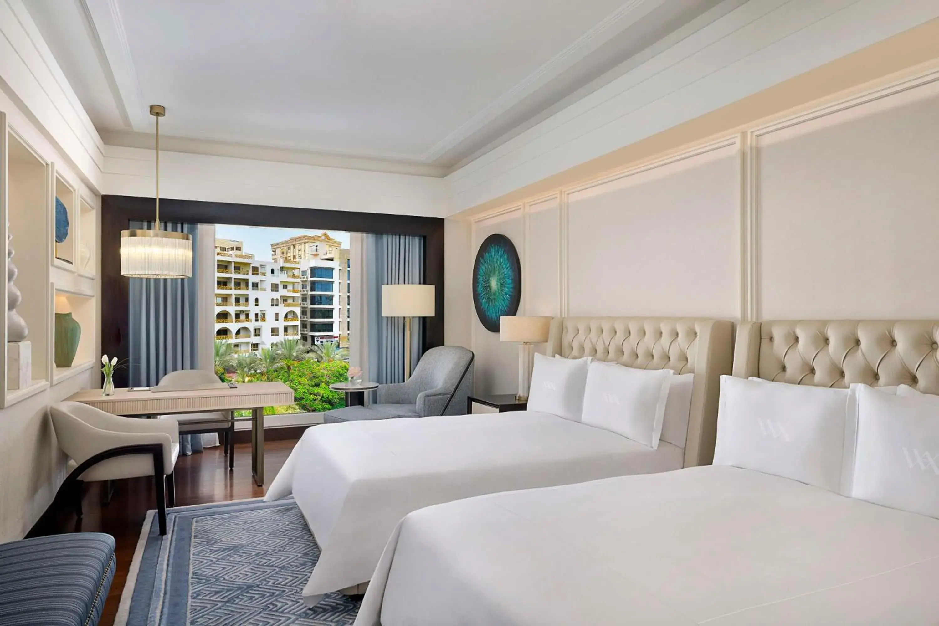 Deluxe Double Room with Two Double Beds in Waldorf Astoria Cairo Heliopolis Deluxe Double Room with Two Double Beds in Waldorf Astoria Cairo Heliopolis