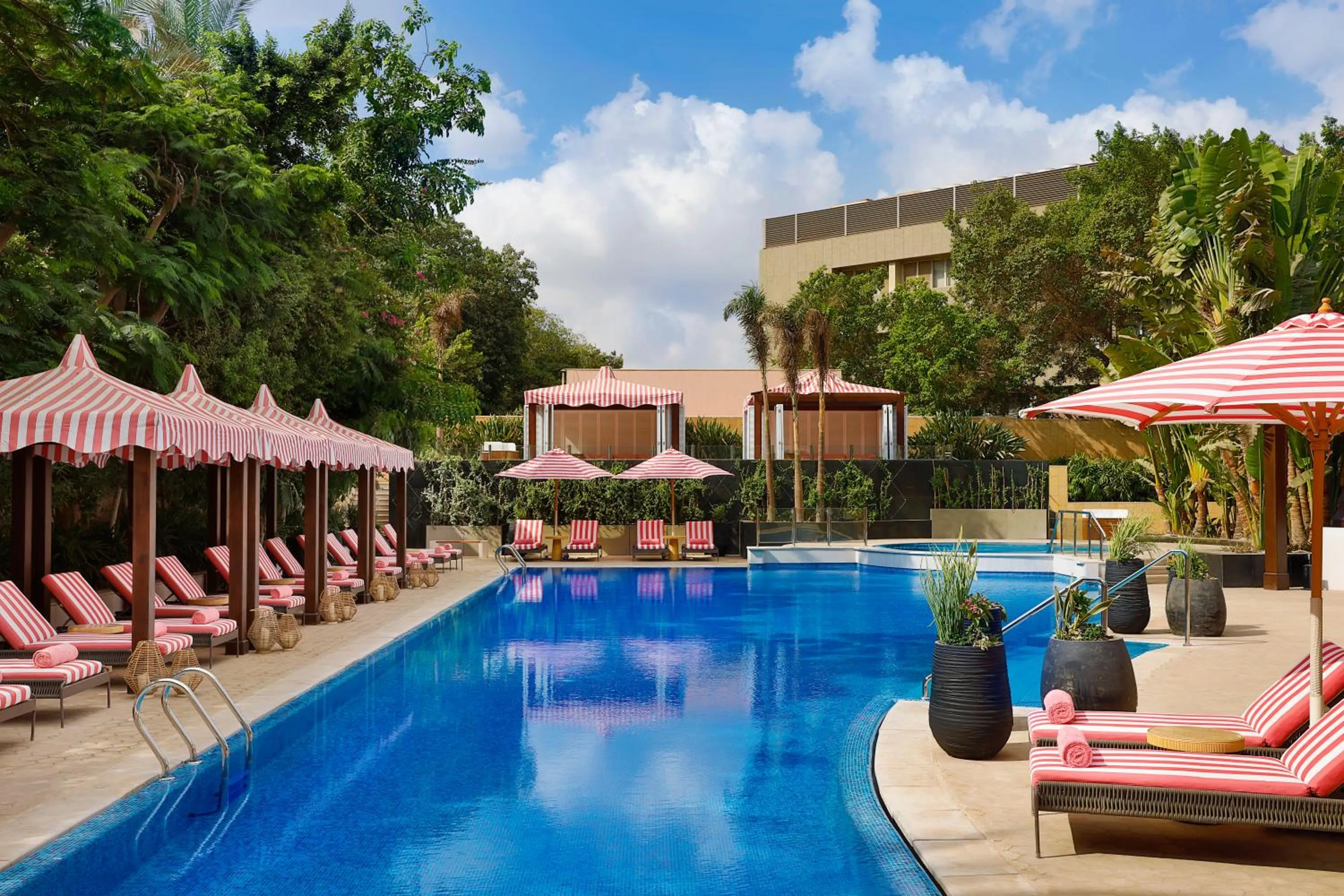 Swimming pool in Waldorf Astoria Cairo Heliopolis