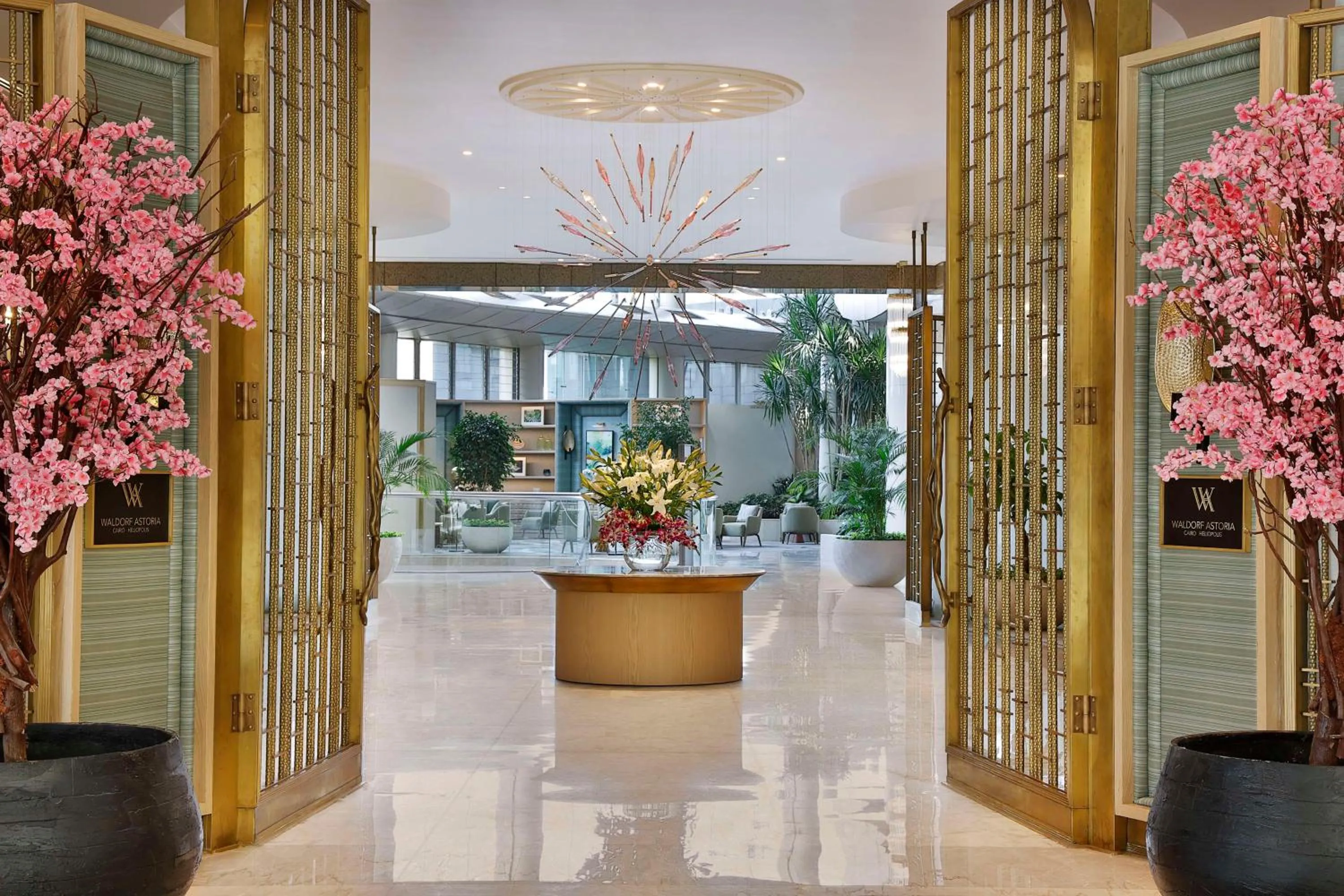 Lobby or reception in Waldorf Astoria Cairo Heliopolis