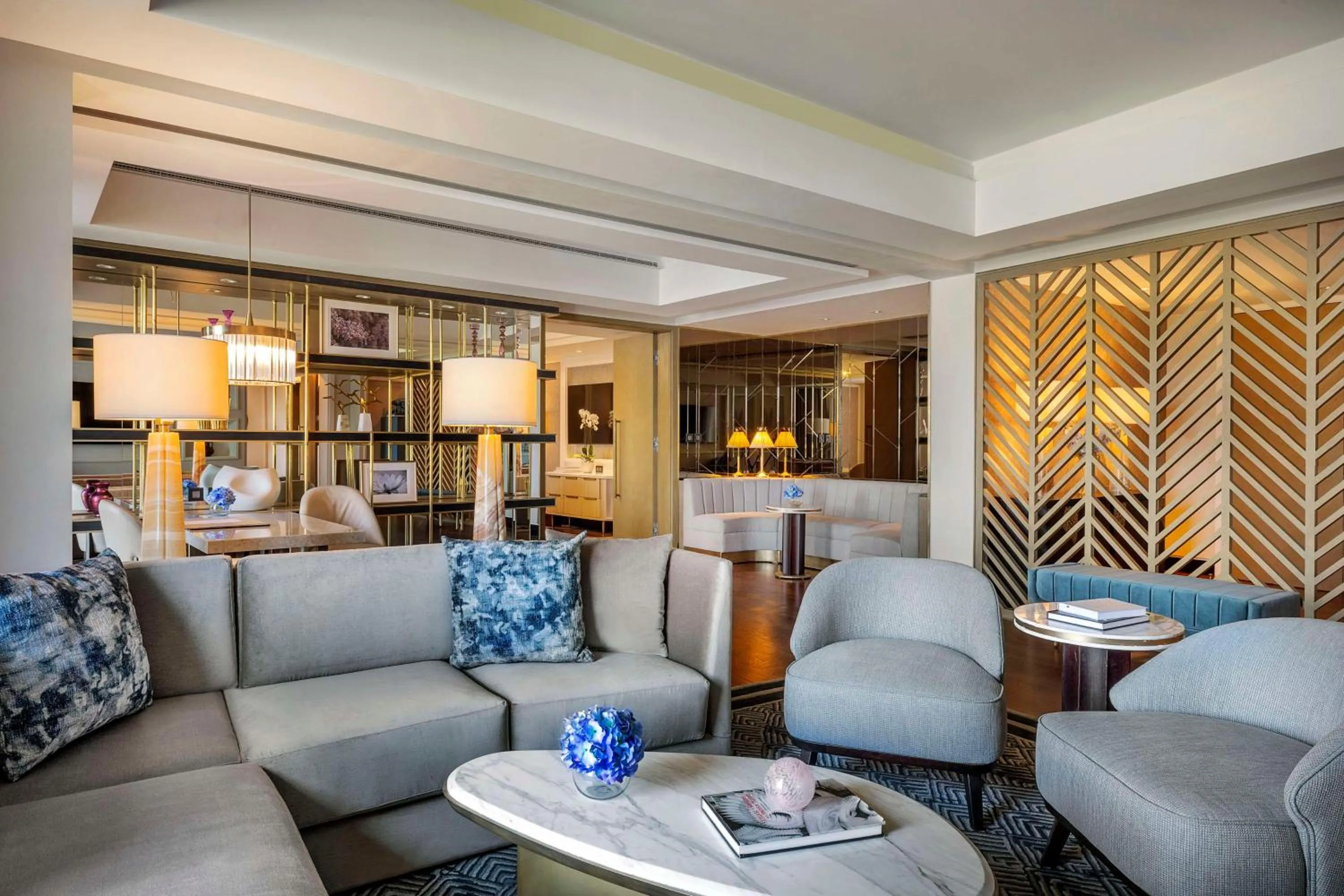 Living room in Waldorf Astoria Cairo Heliopolis