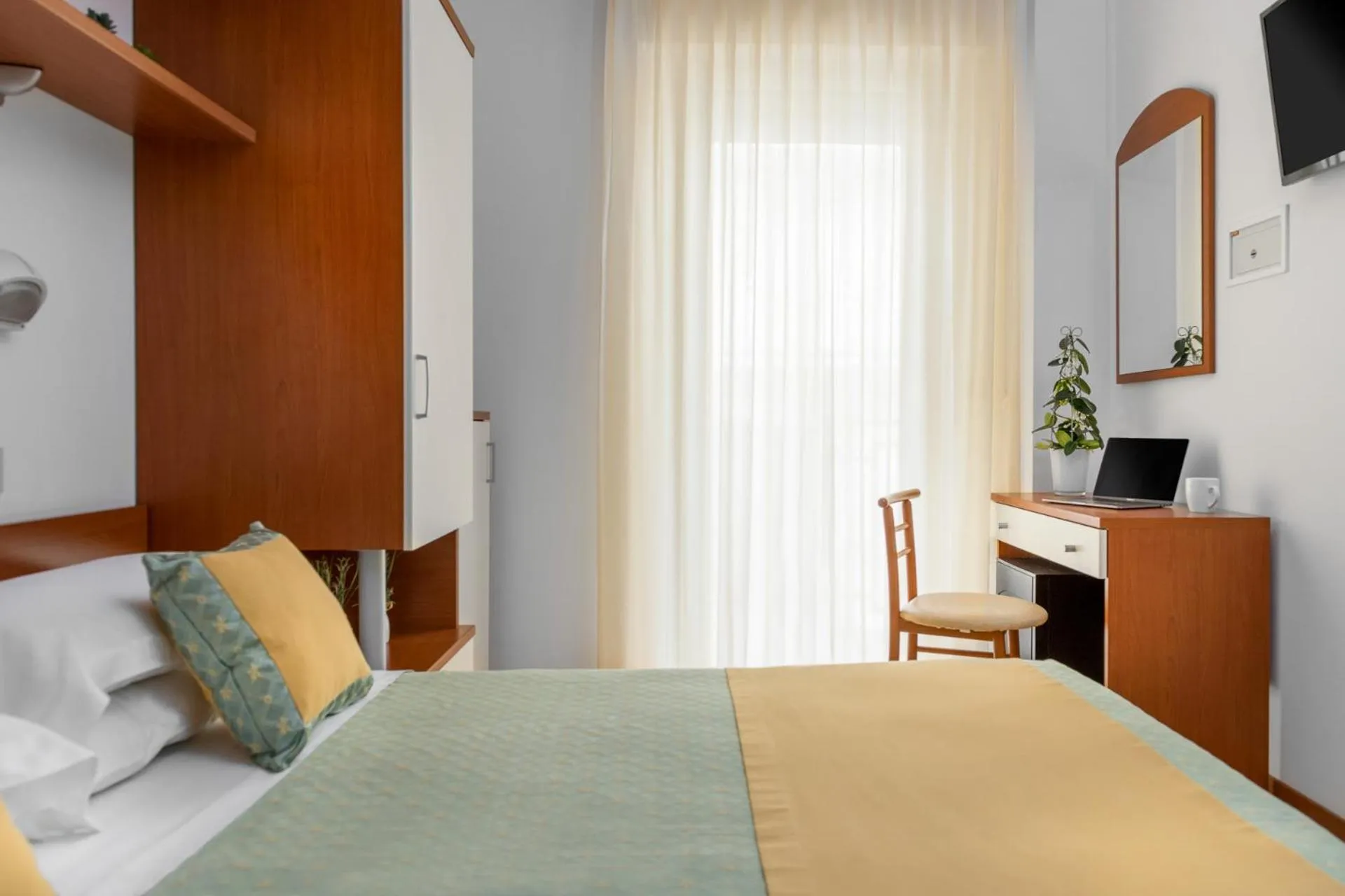 Bed in Hotel Principe