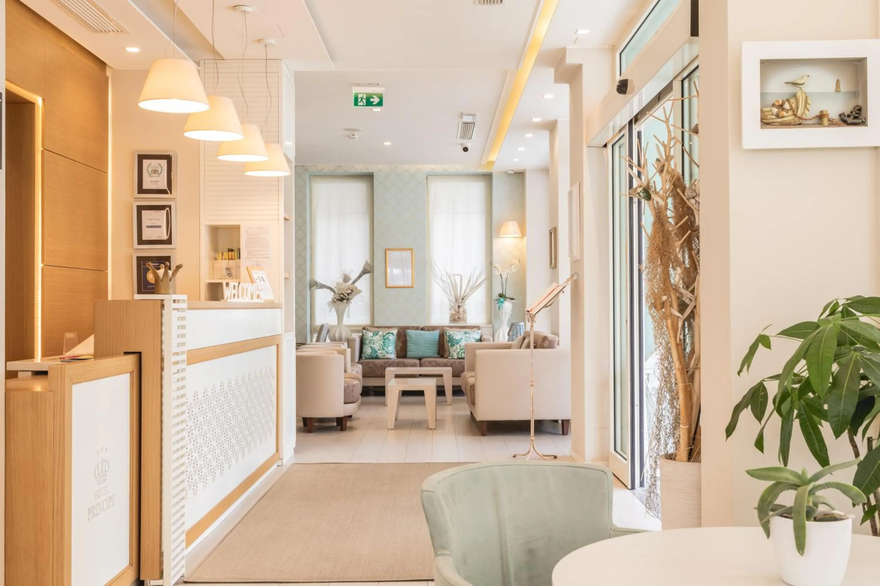 Lobby or reception in Hotel Principe