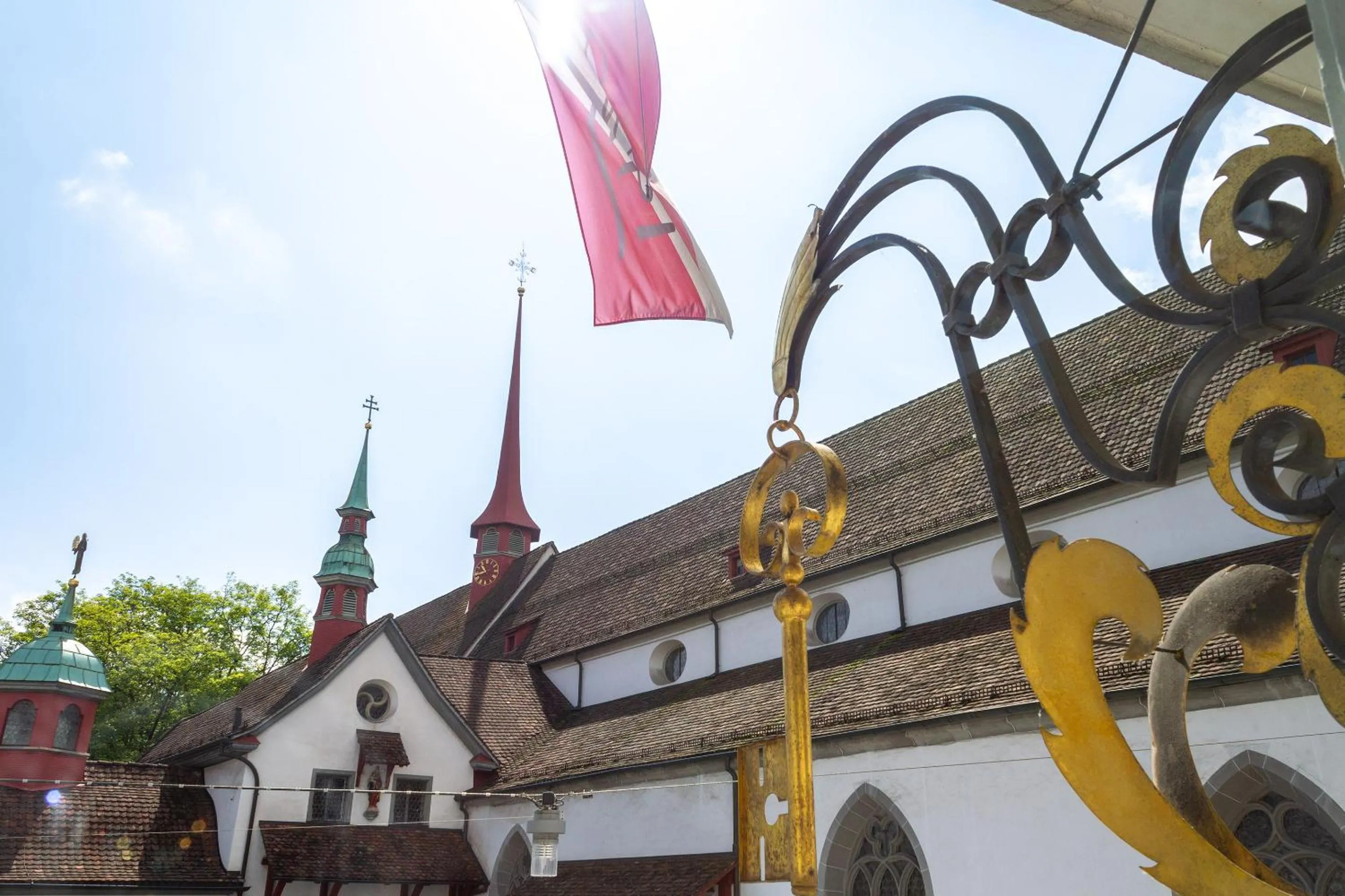 View (from property/room) in Hotel Schlüssel