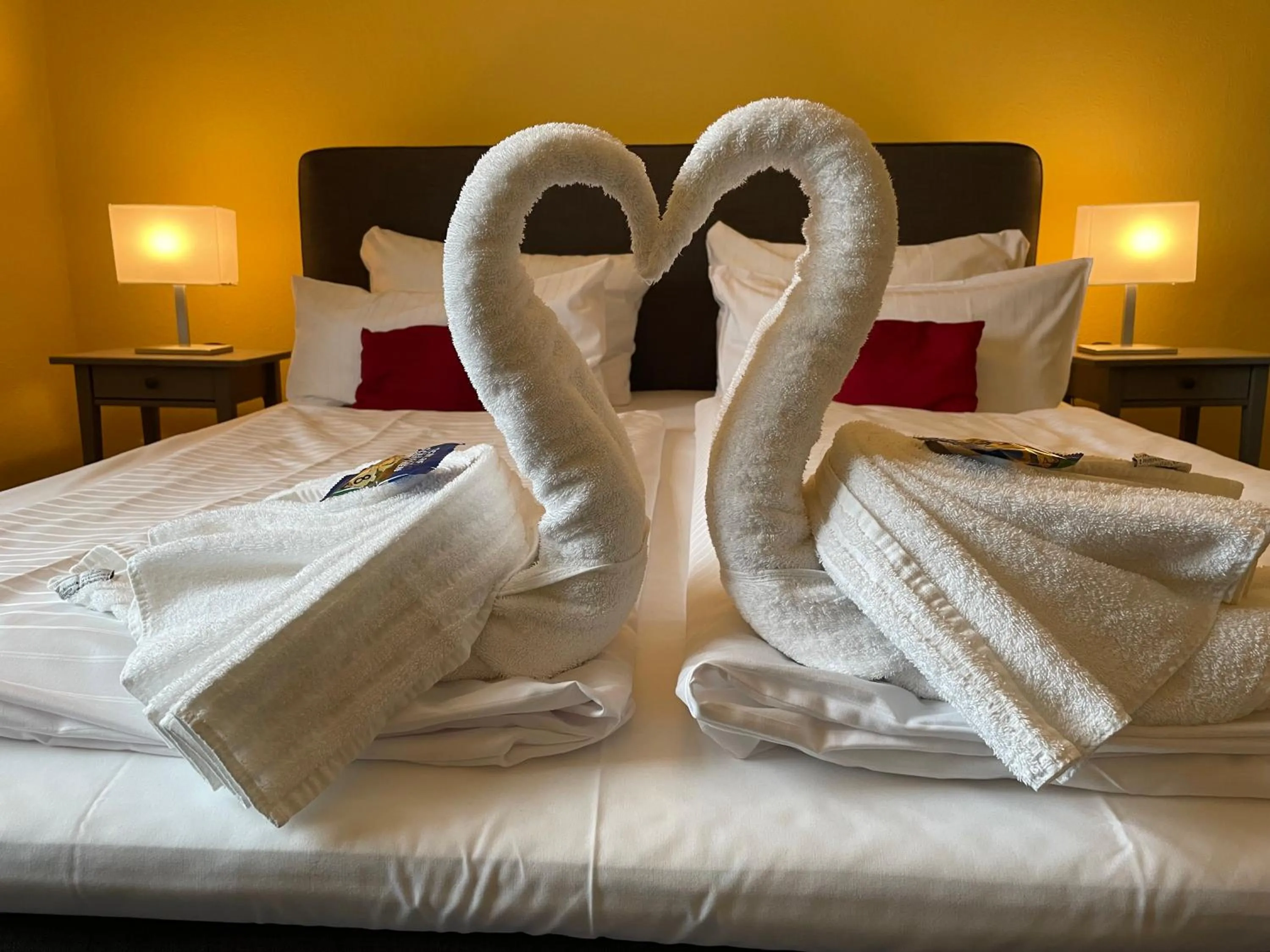 Bed in Schollers Restaurant & Hotel