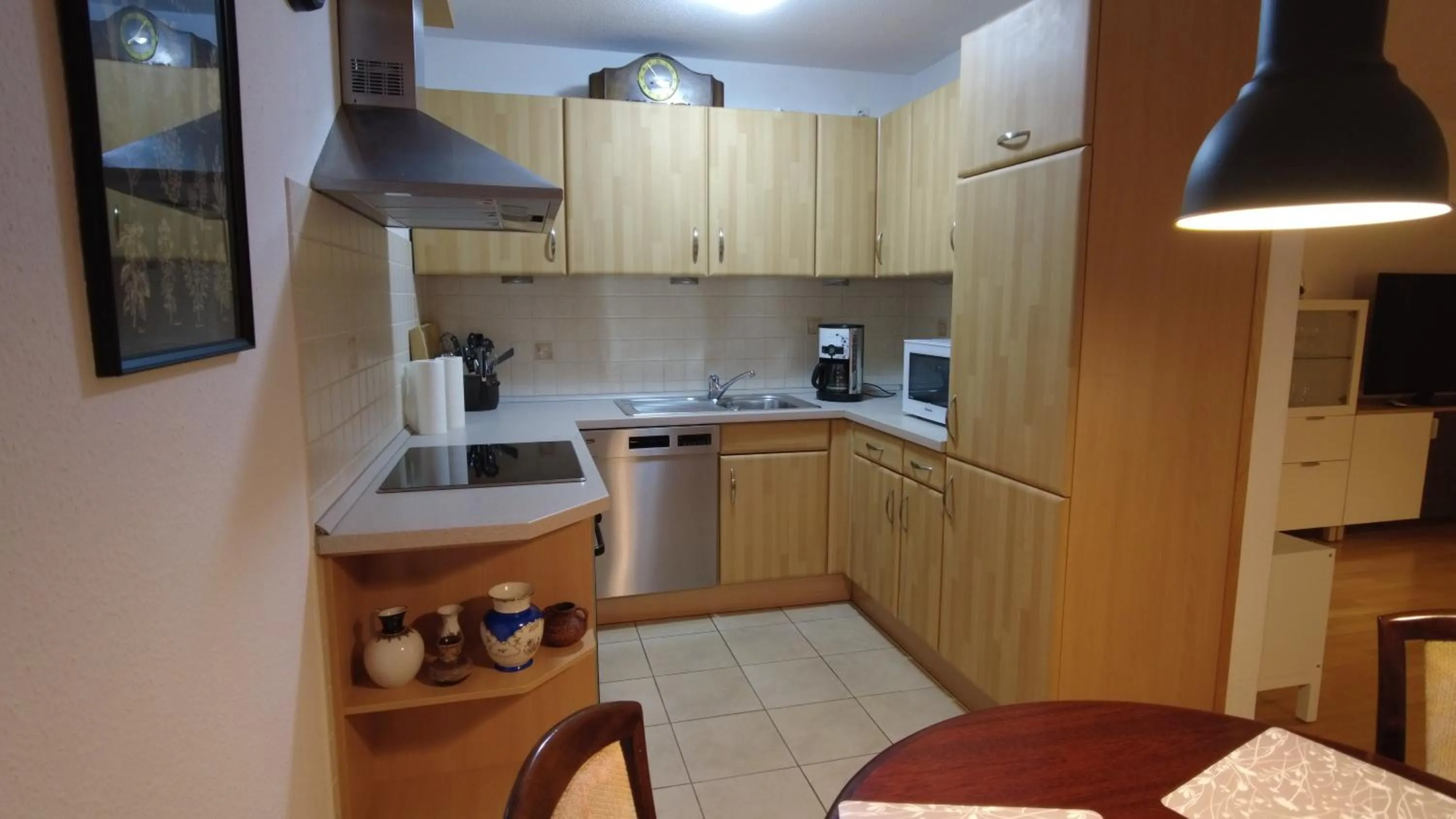 Kitchen or kitchenette in Schollers Restaurant & Hotel