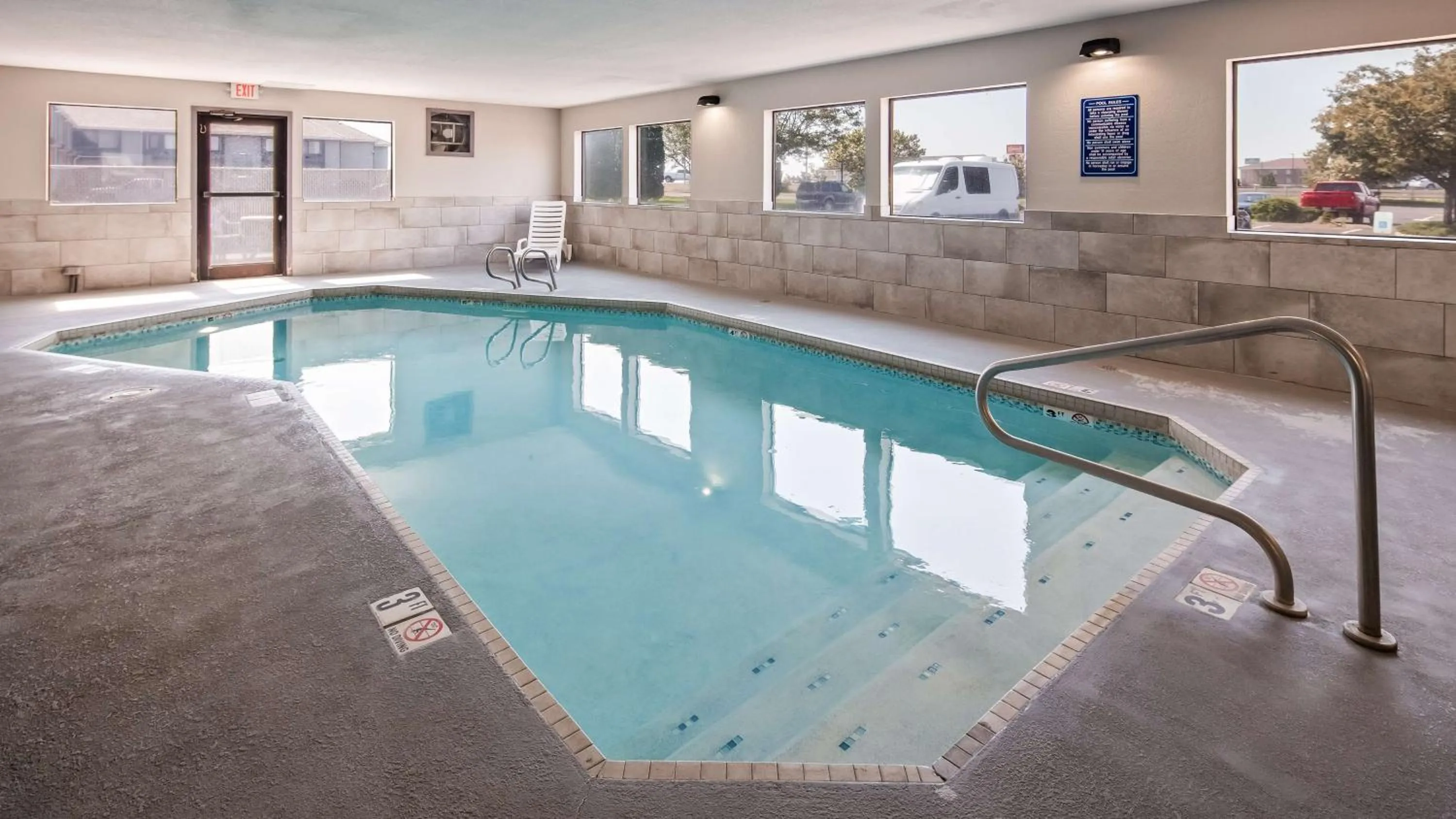 Pool view in Baymont by Wyndham Moses Lake