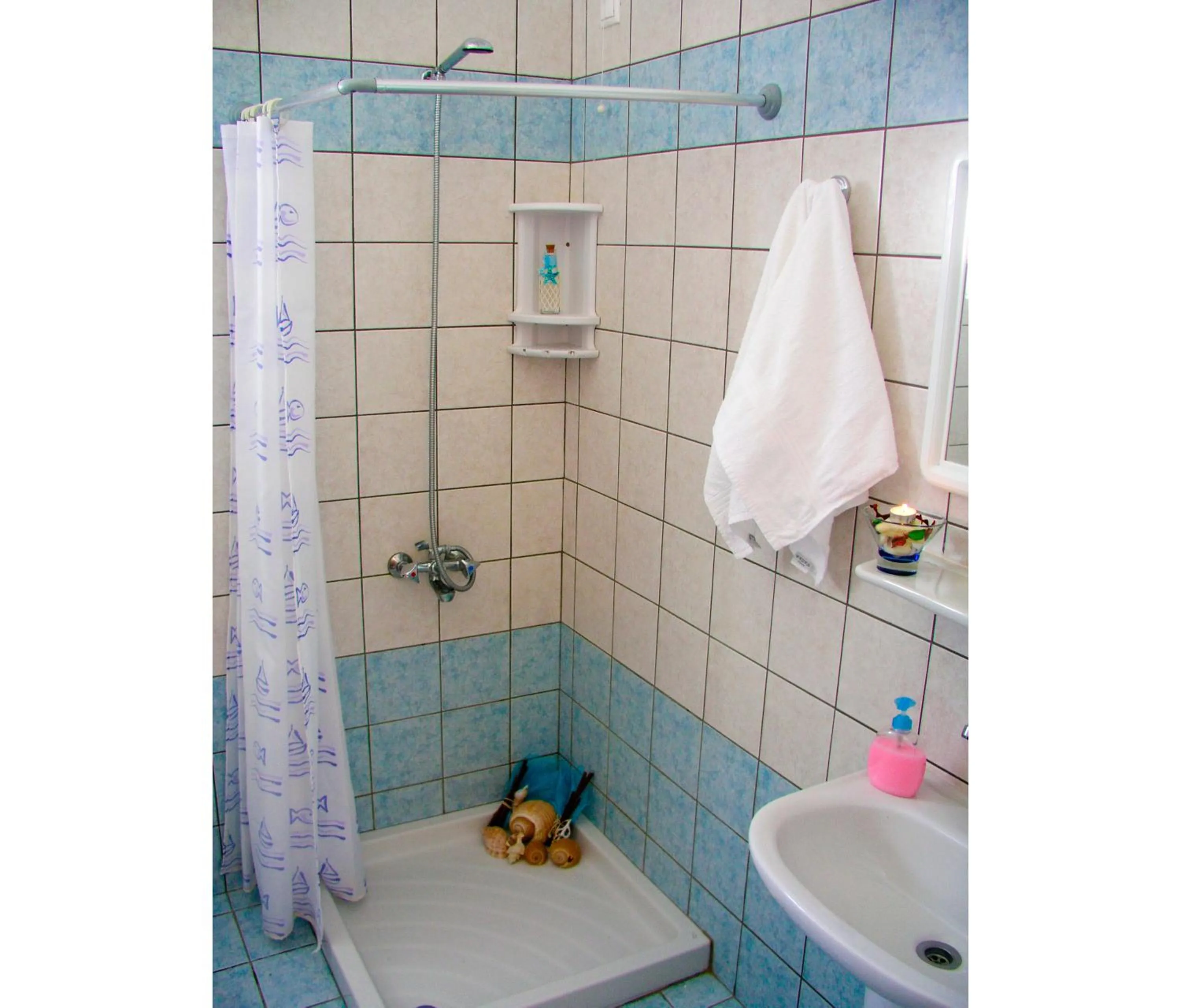 Shower in Hotel Helena