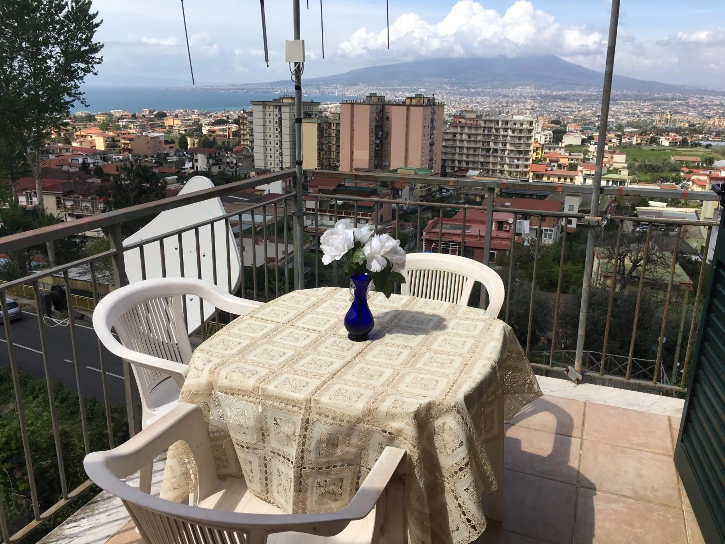 Balcony/Terrace in villa eden