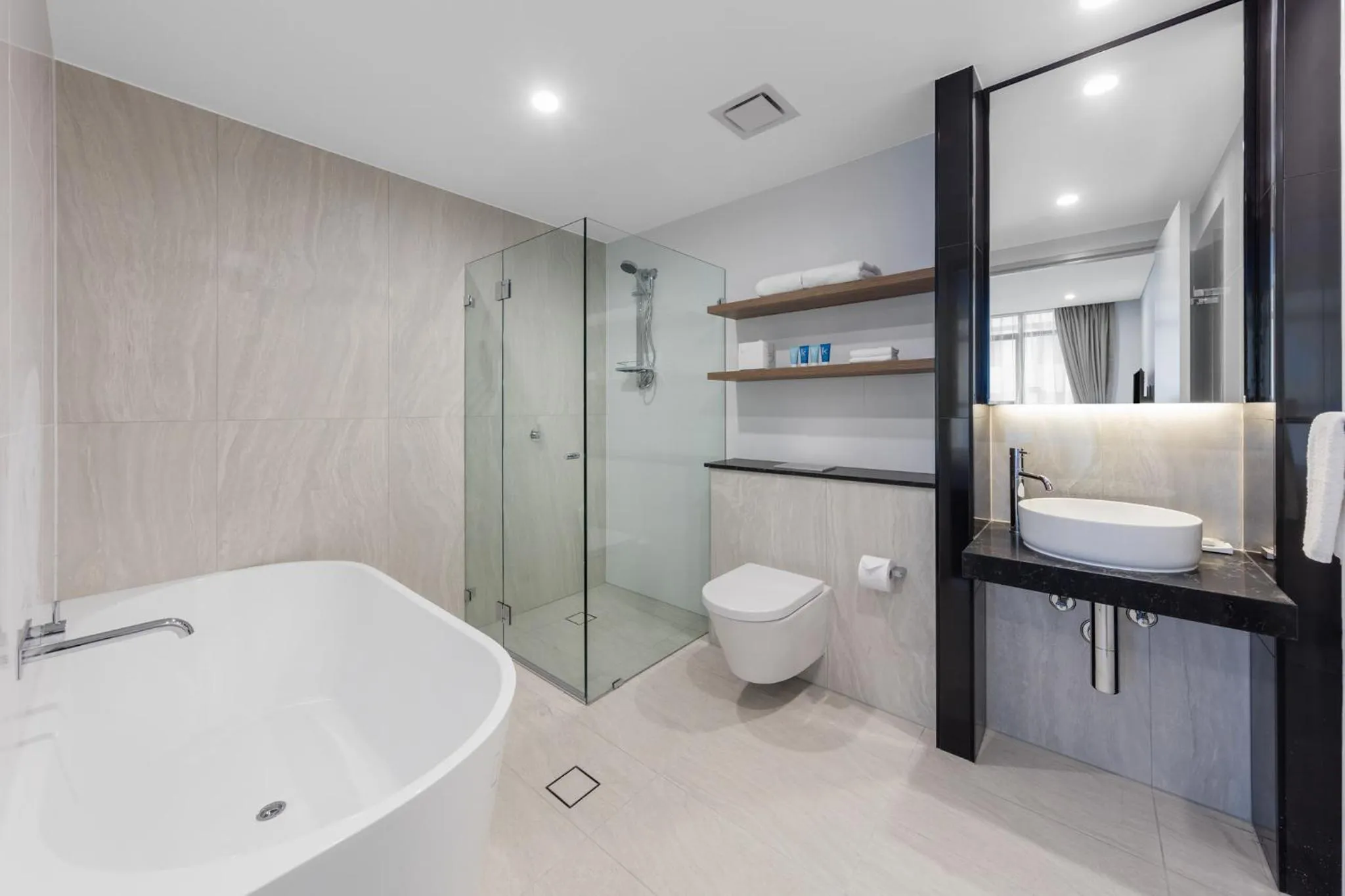 Bathroom in Meriton Suites Sussex Street, Sydney