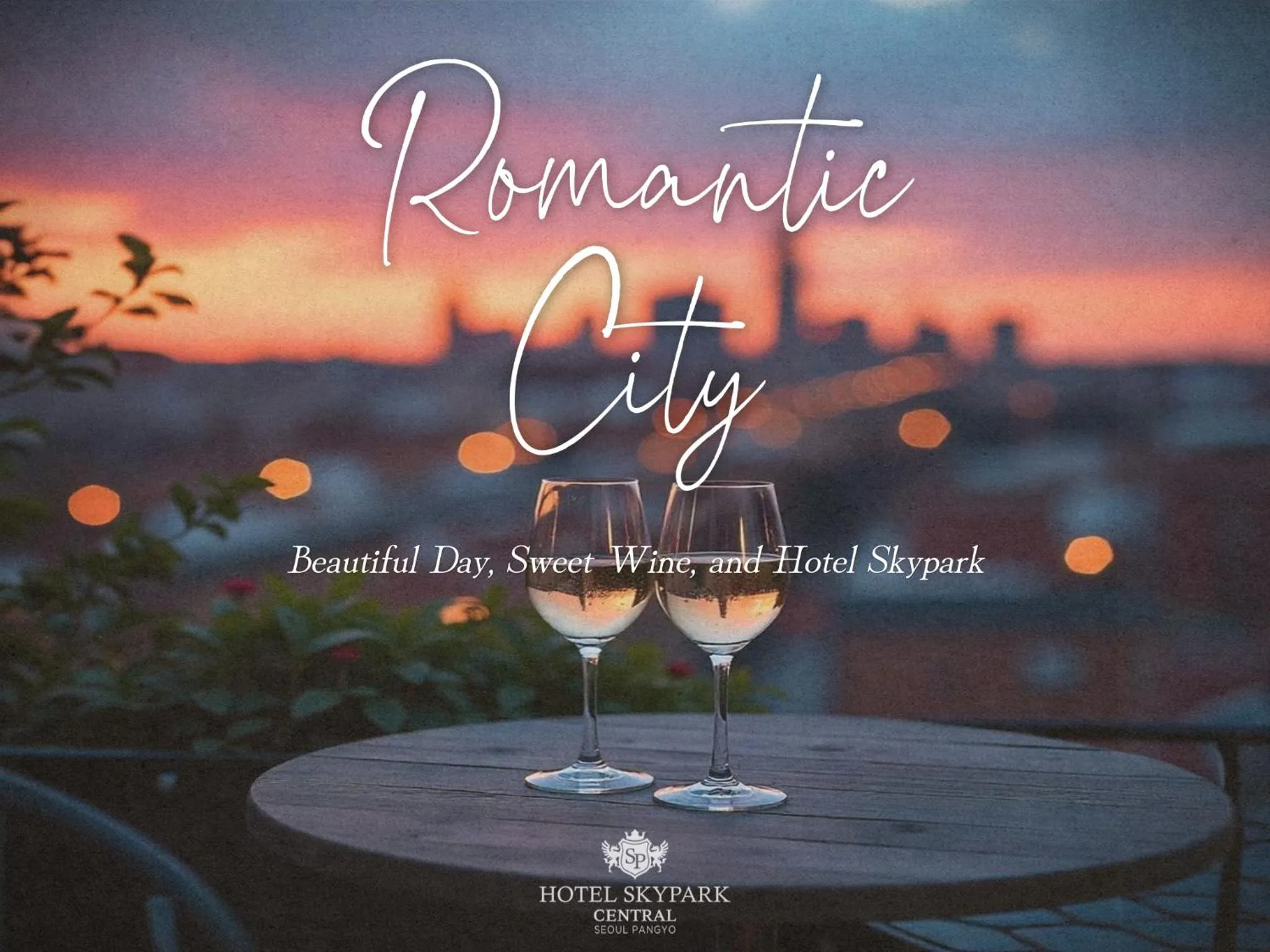 Text overlay in Hotel Skypark Central Seoul Pangyo