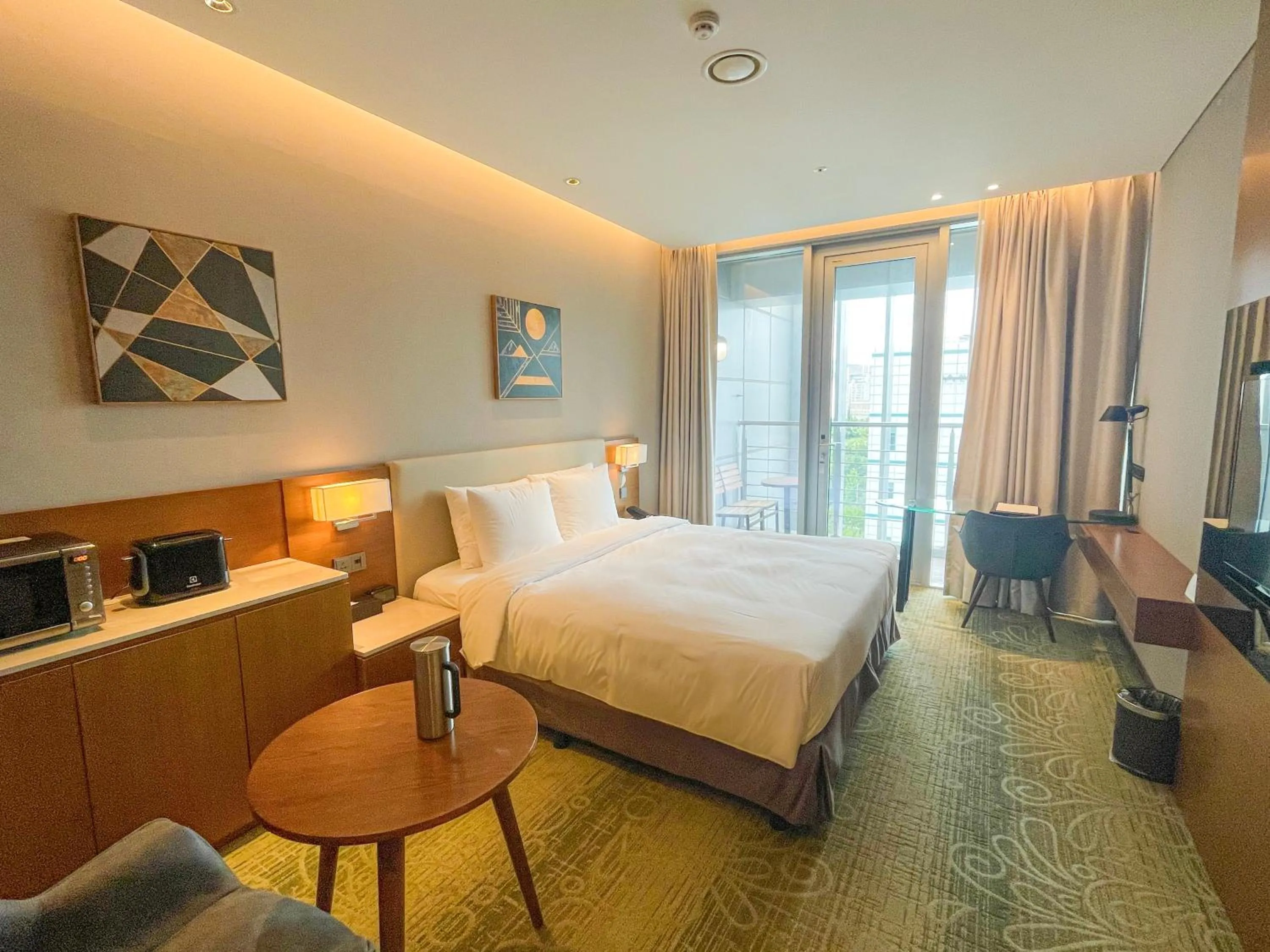 Bed in Hotel Skypark Central Seoul Pangyo