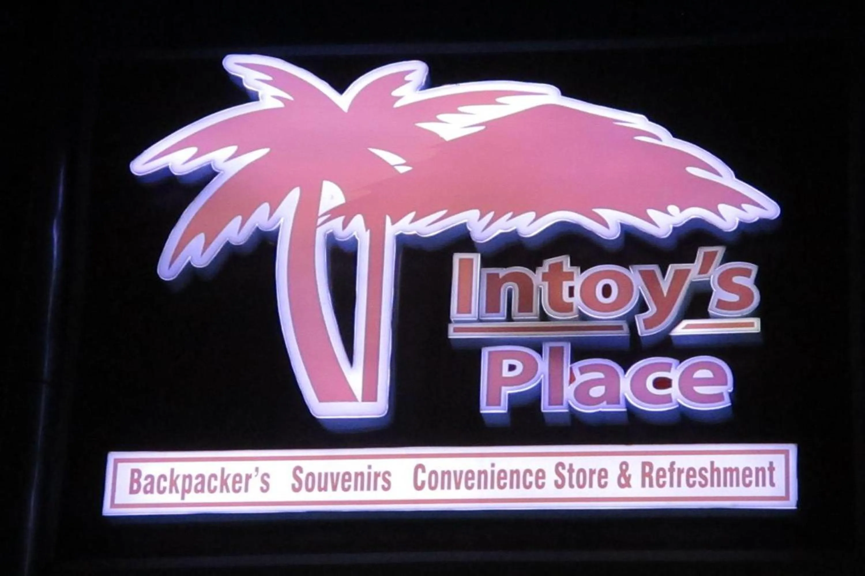 Logo/Certificate/Sign in Intoy's Place Panglao near Beach