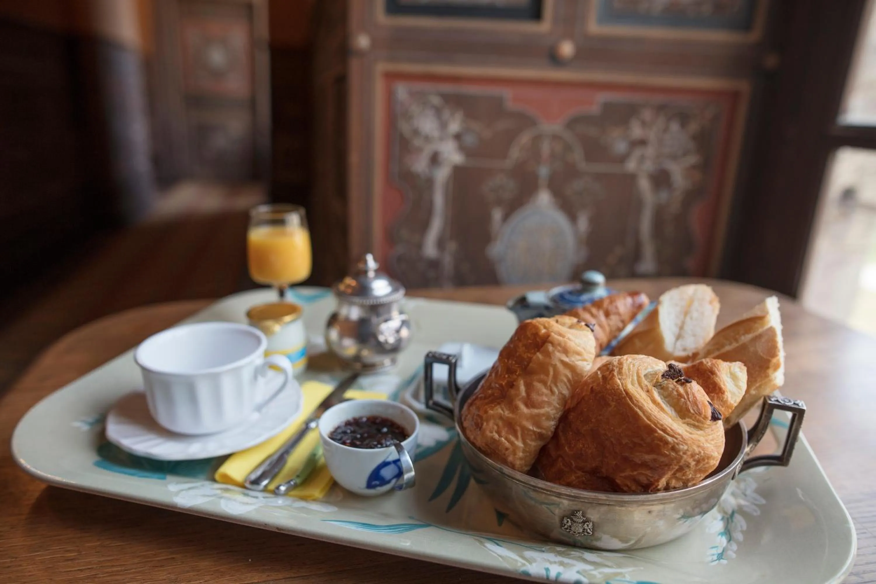 Food and drinks in Chambres d'hôtes au Château de Gizeux