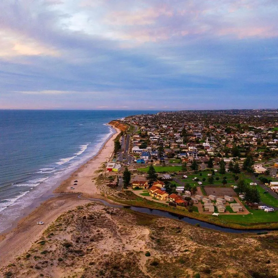 Bird's eye view in Moana Beach Tourist Park
