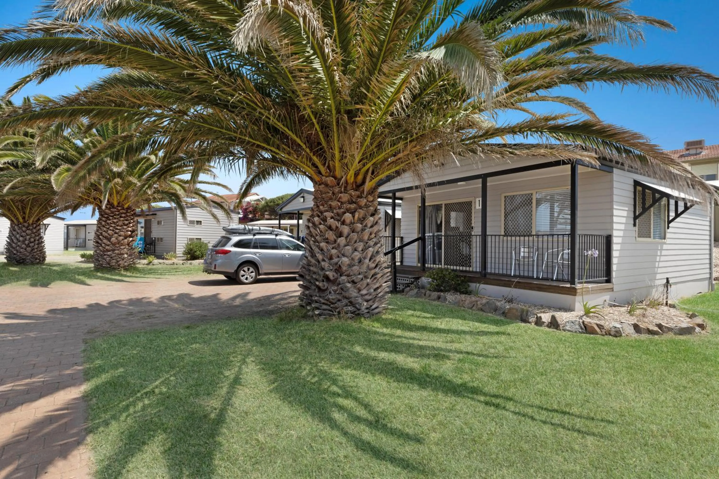 Facade/entrance in Moana Beach Tourist Park