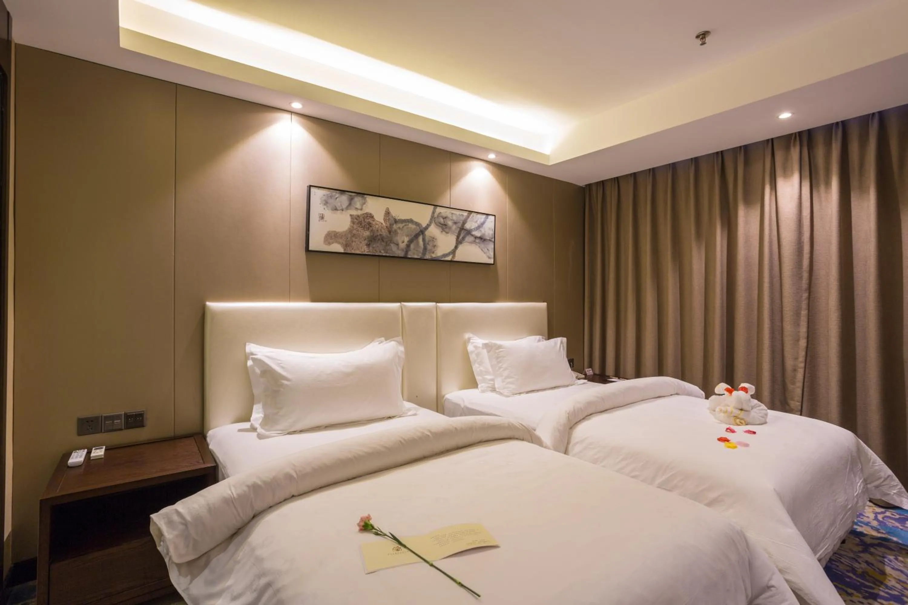 Bed in Metropolo Jinjiang Xuzhou Railway Station Suning Plaza Chudu