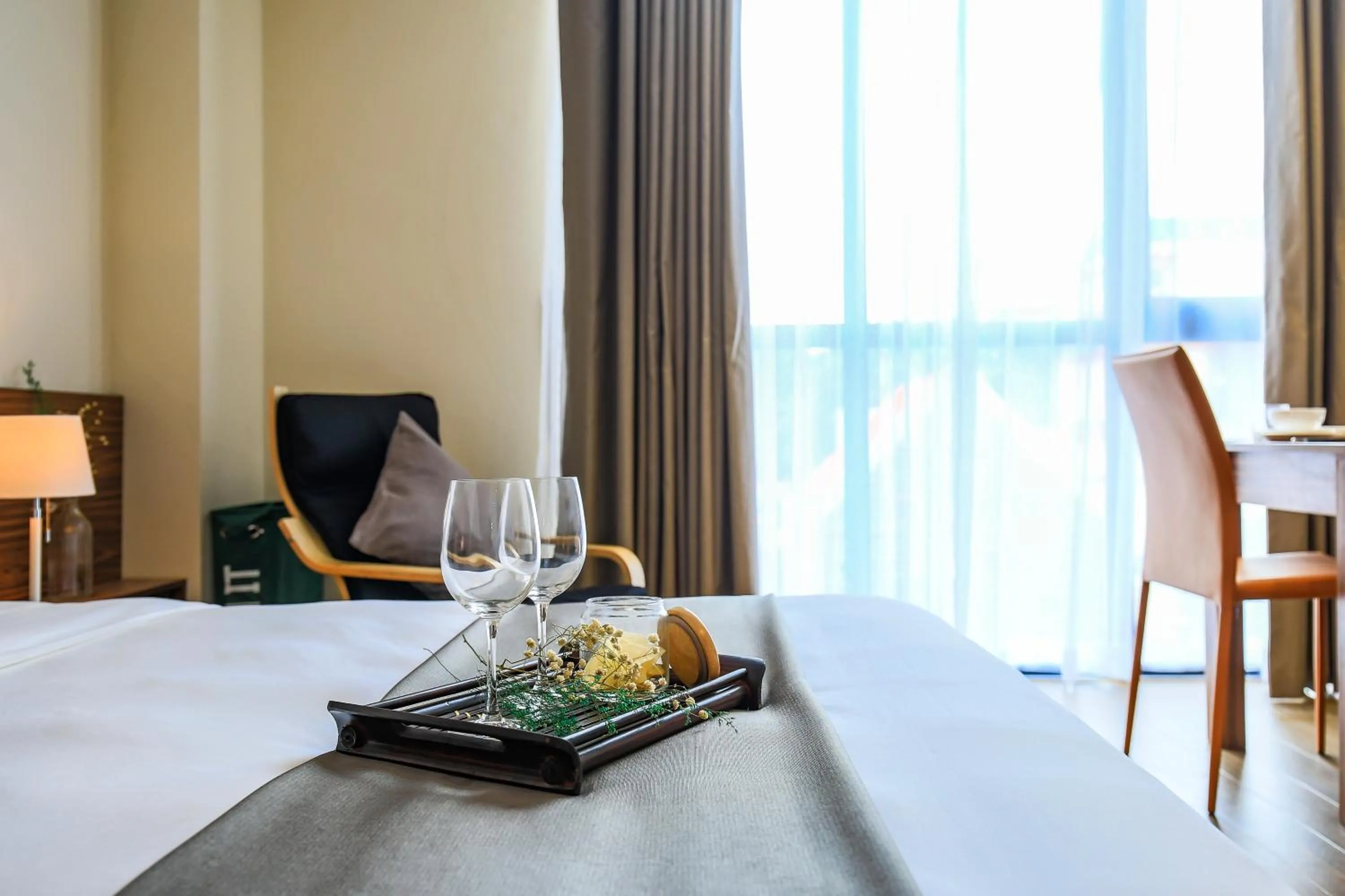 Living room in Aurora Serviced Apartments