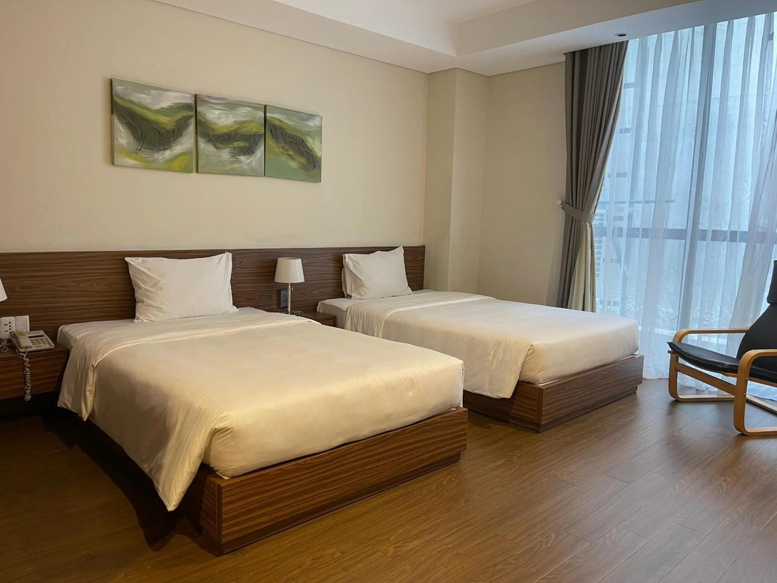 Bed in Aurora Serviced Apartments