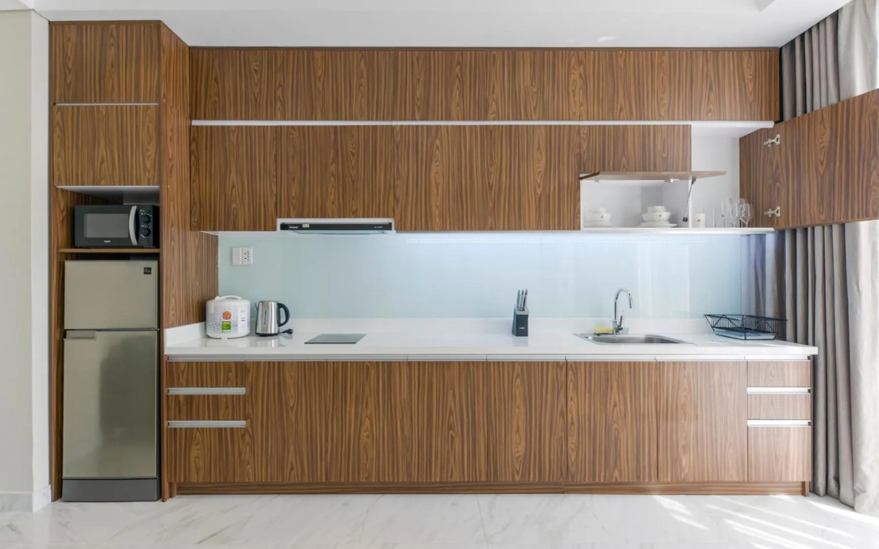 Kitchen or kitchenette in Aurora Serviced Apartments