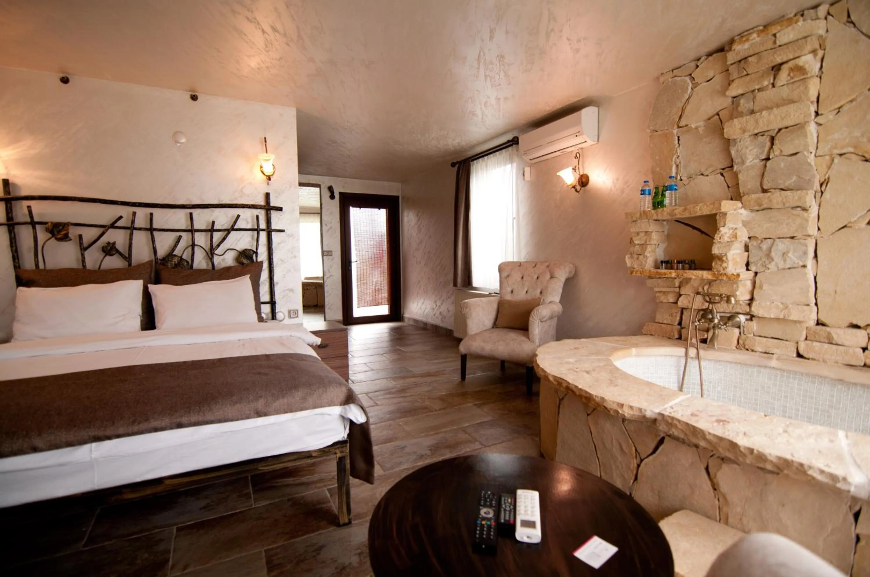 Bed in Agva Gizemli Nehir Hotel