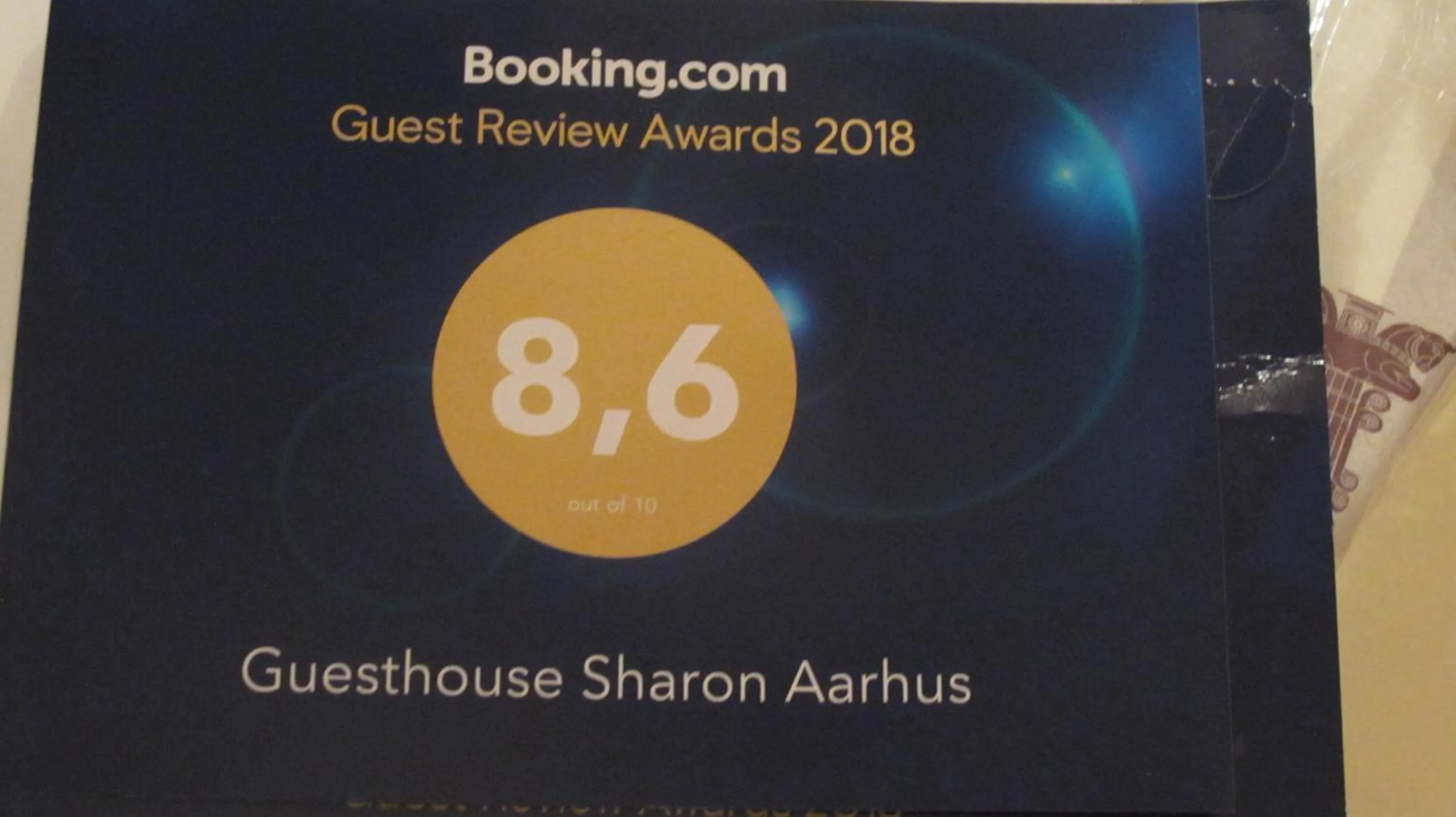 Certificate/Award in Guesthouse Sharon Aarhus