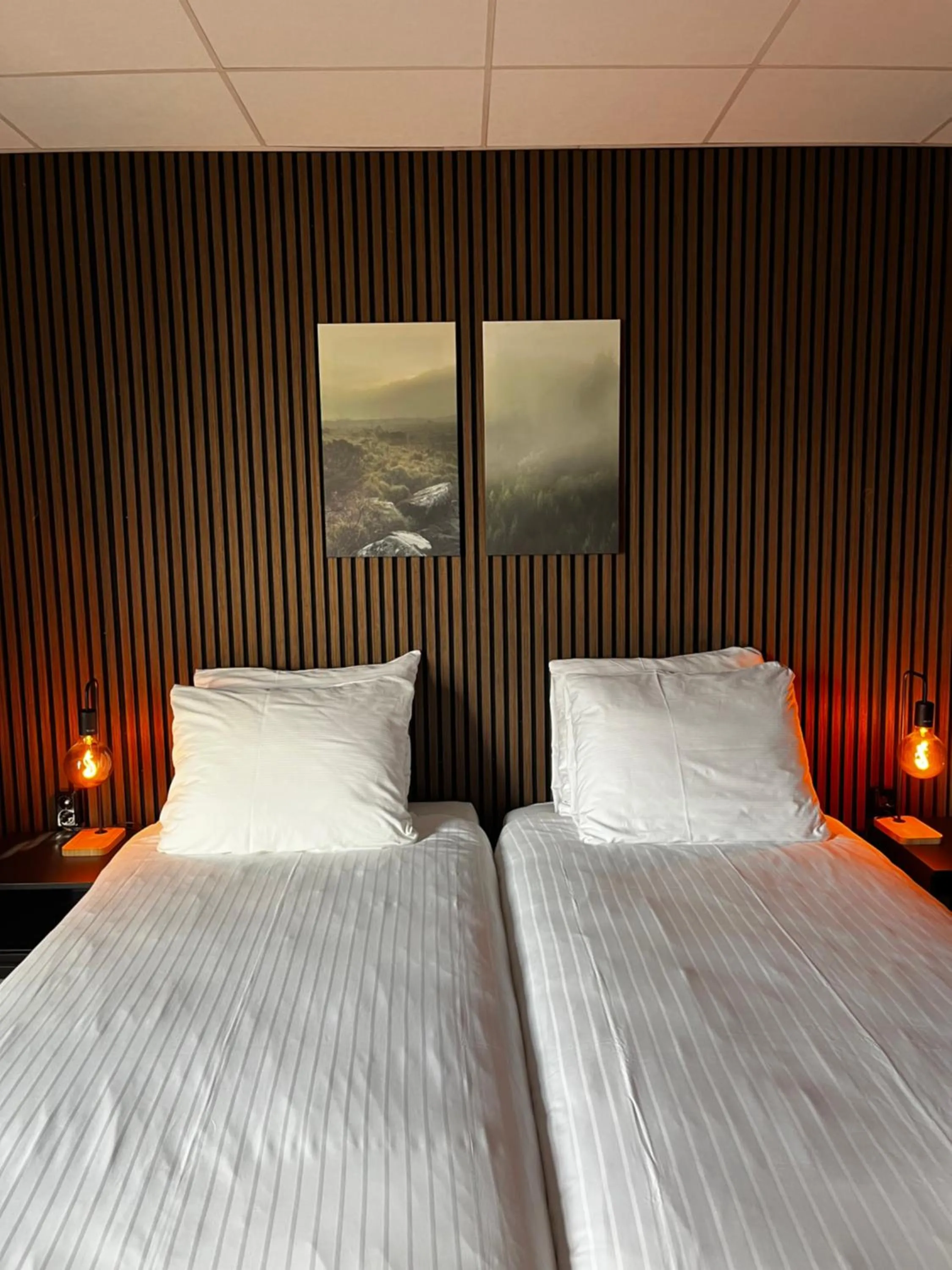 Bed in Hotel De Roode Leeuw Terborg