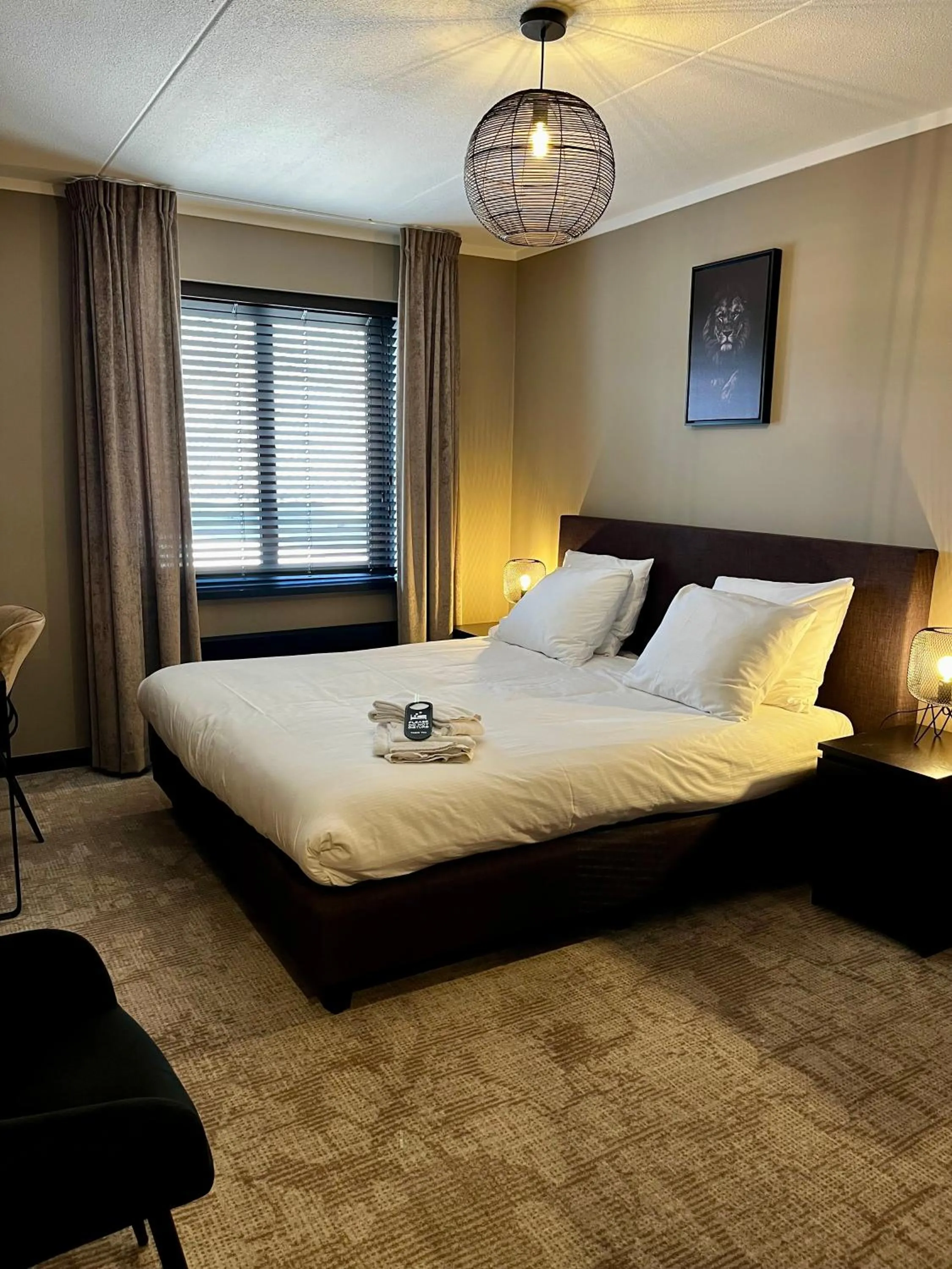 Bed in Hotel De Roode Leeuw Terborg