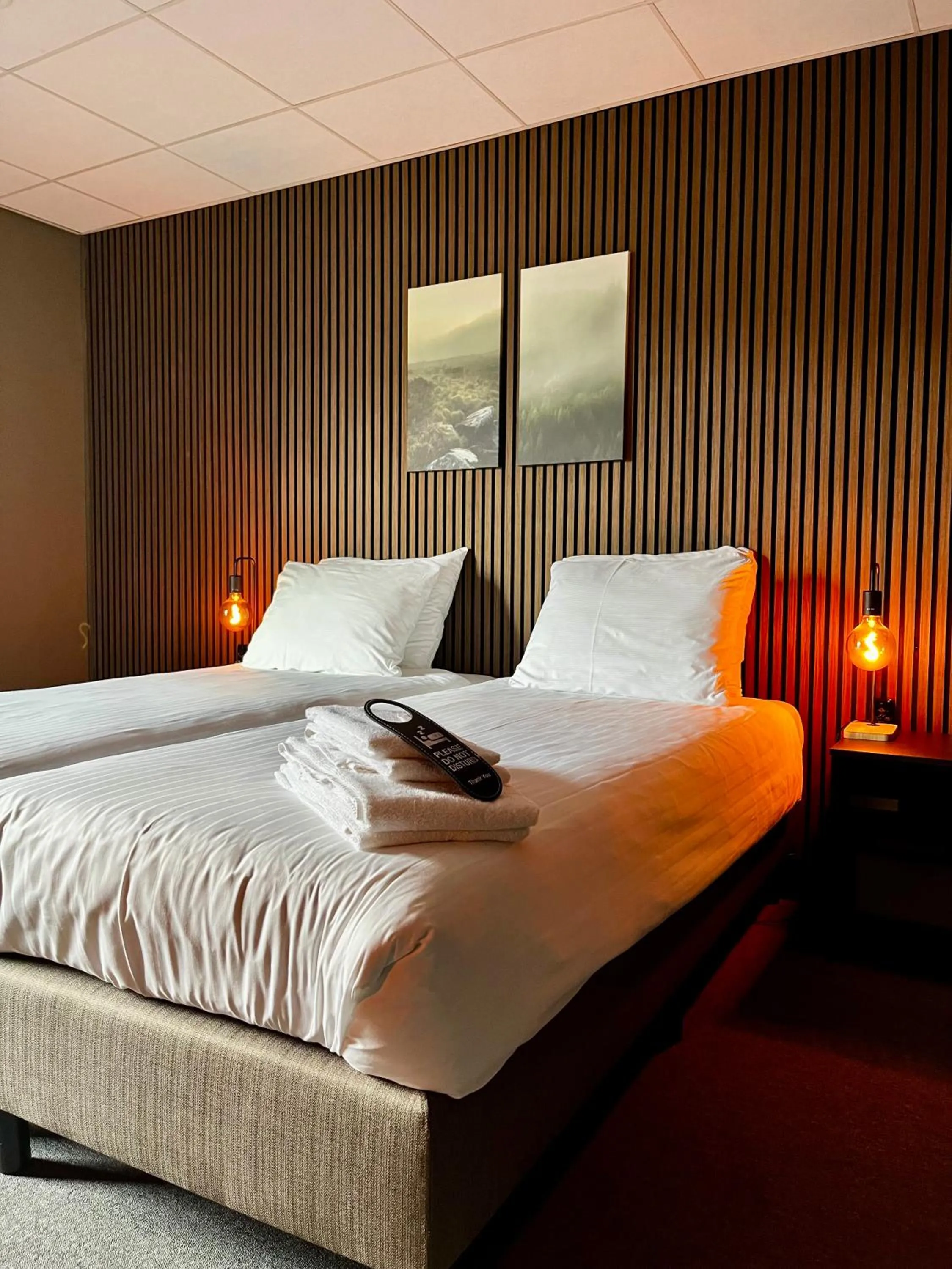 Bed in Hotel De Roode Leeuw Terborg